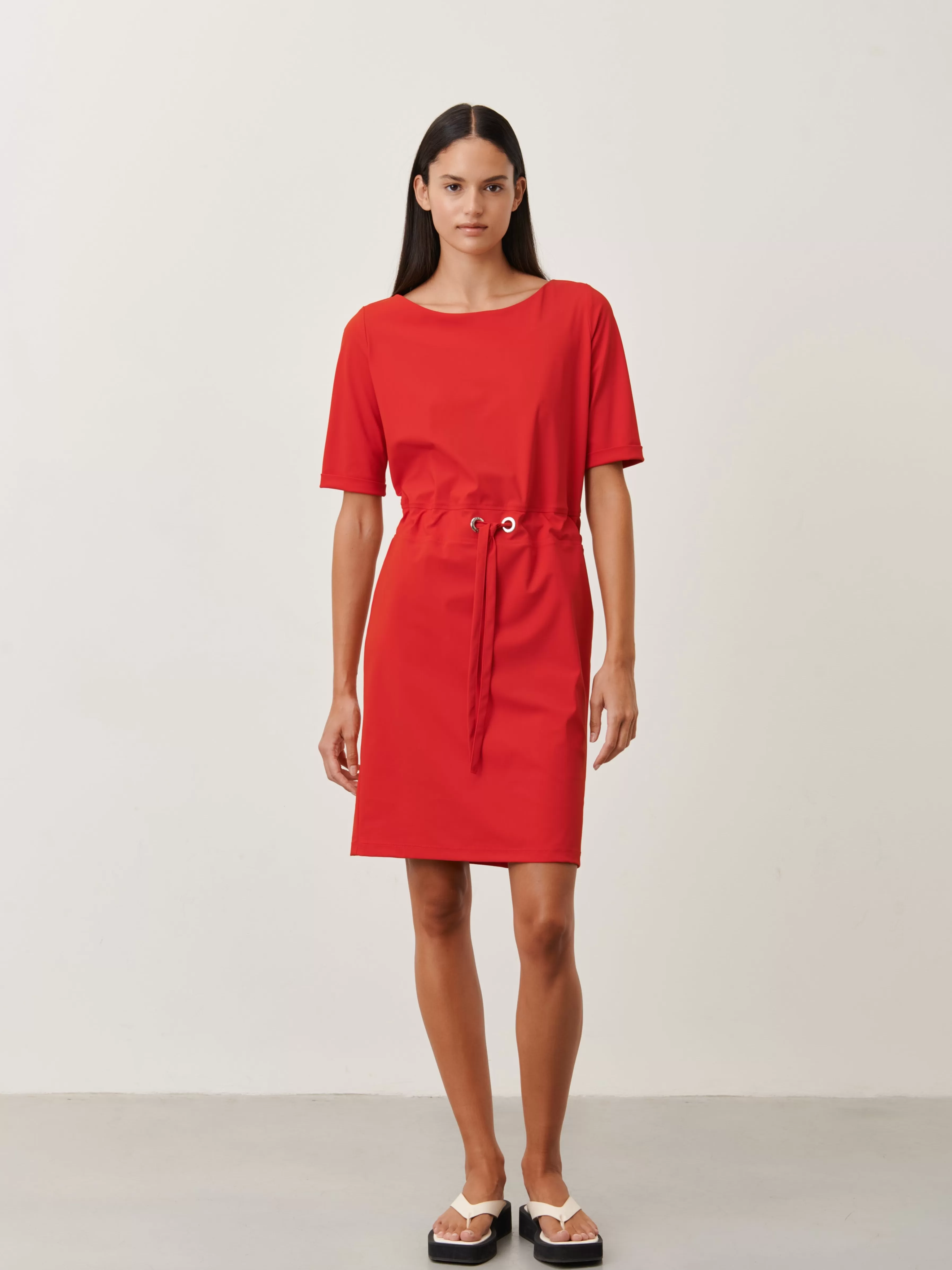 Jurken>Jane Lushka Lea Dress Technical Jersey | Red