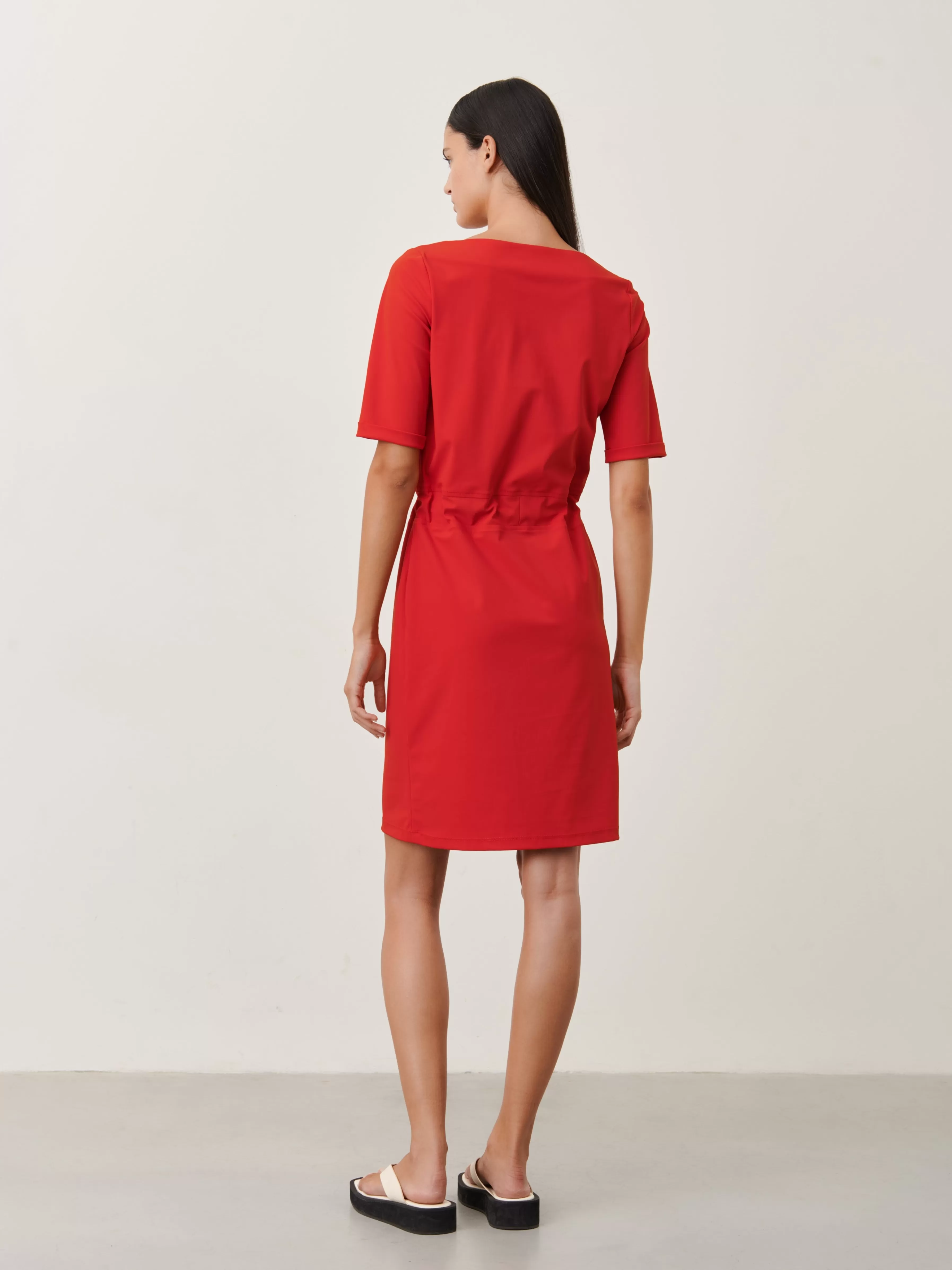 Jurken>Jane Lushka Lea Dress Technical Jersey | Red