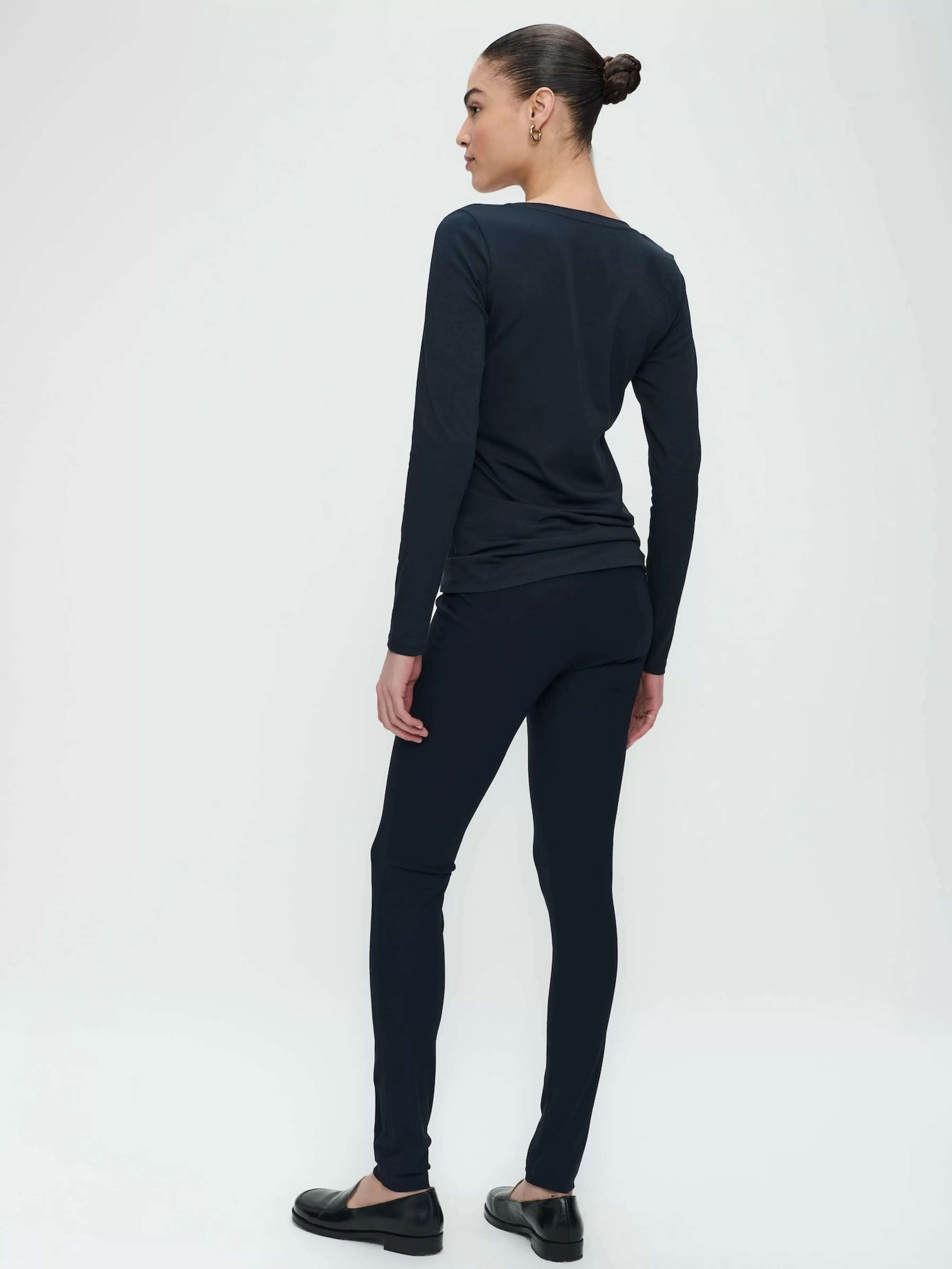 Best basic>Jane Lushka Legging Nadja Easy Wear Technical Jersey | Blue