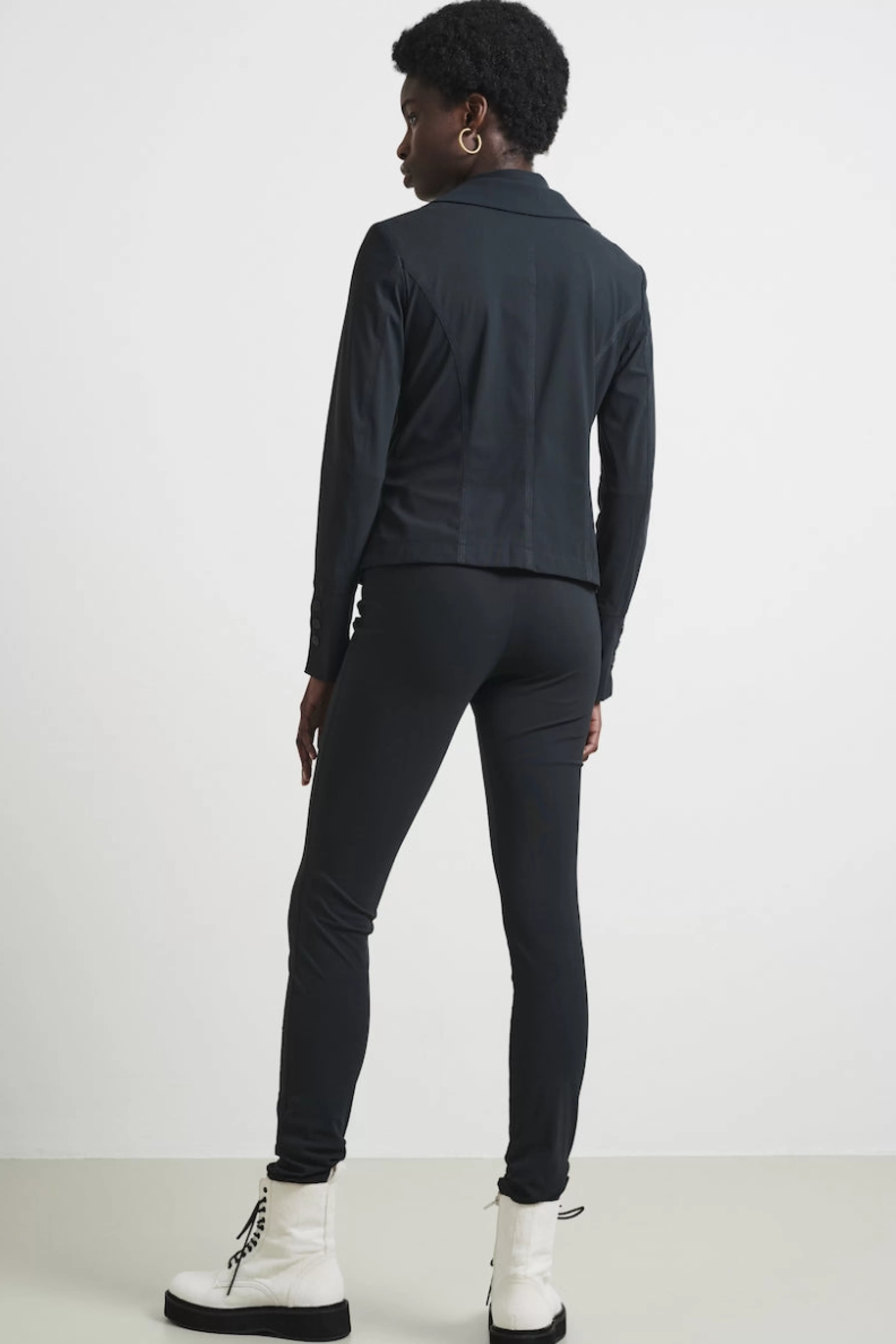 Best basic>Jane Lushka Legging Nadja Easy Wear Technical Jersey | Grigio Notte