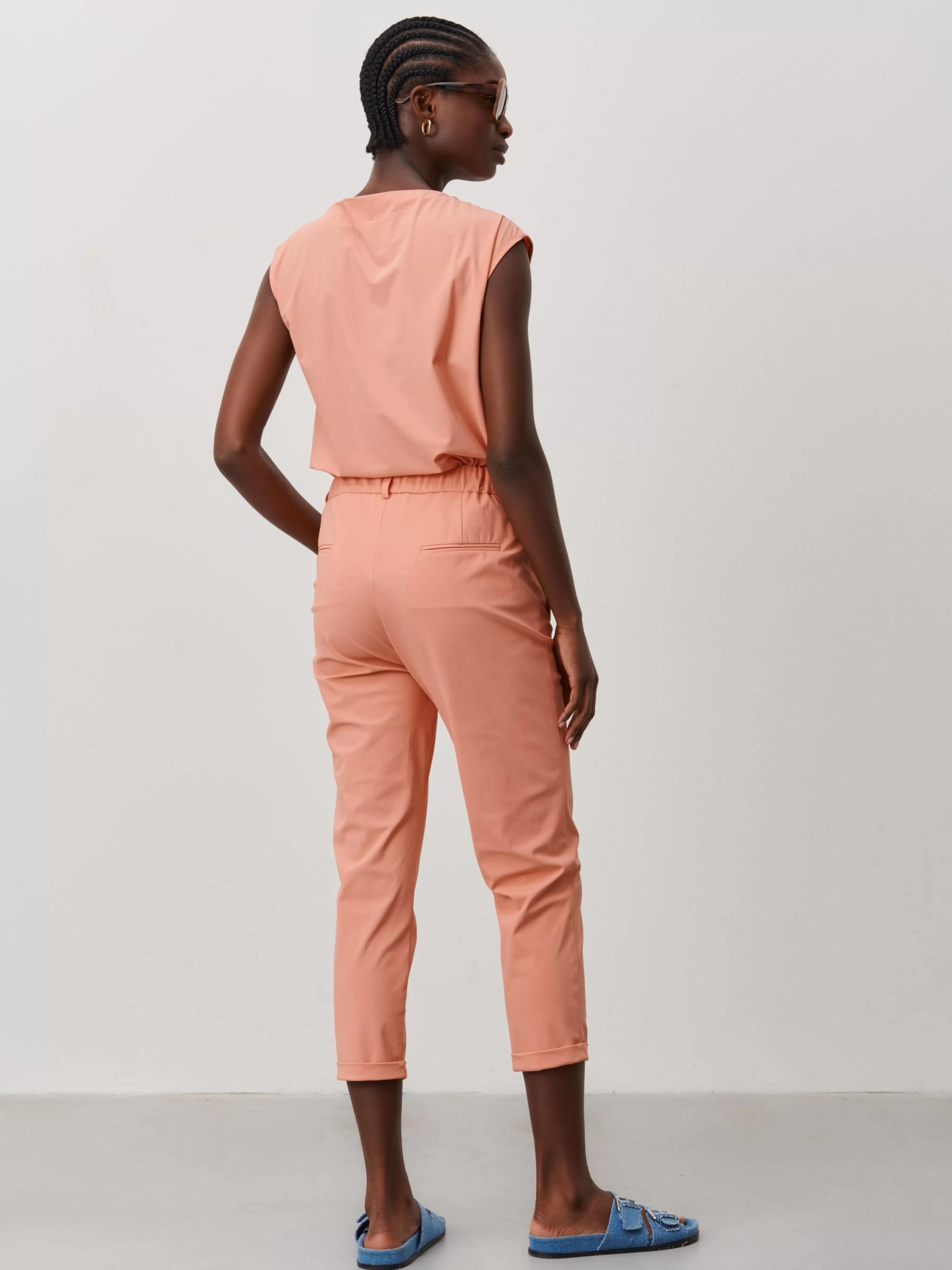 Broeken>Jane Lushka Lena Pants Technical Jersey | Apricot