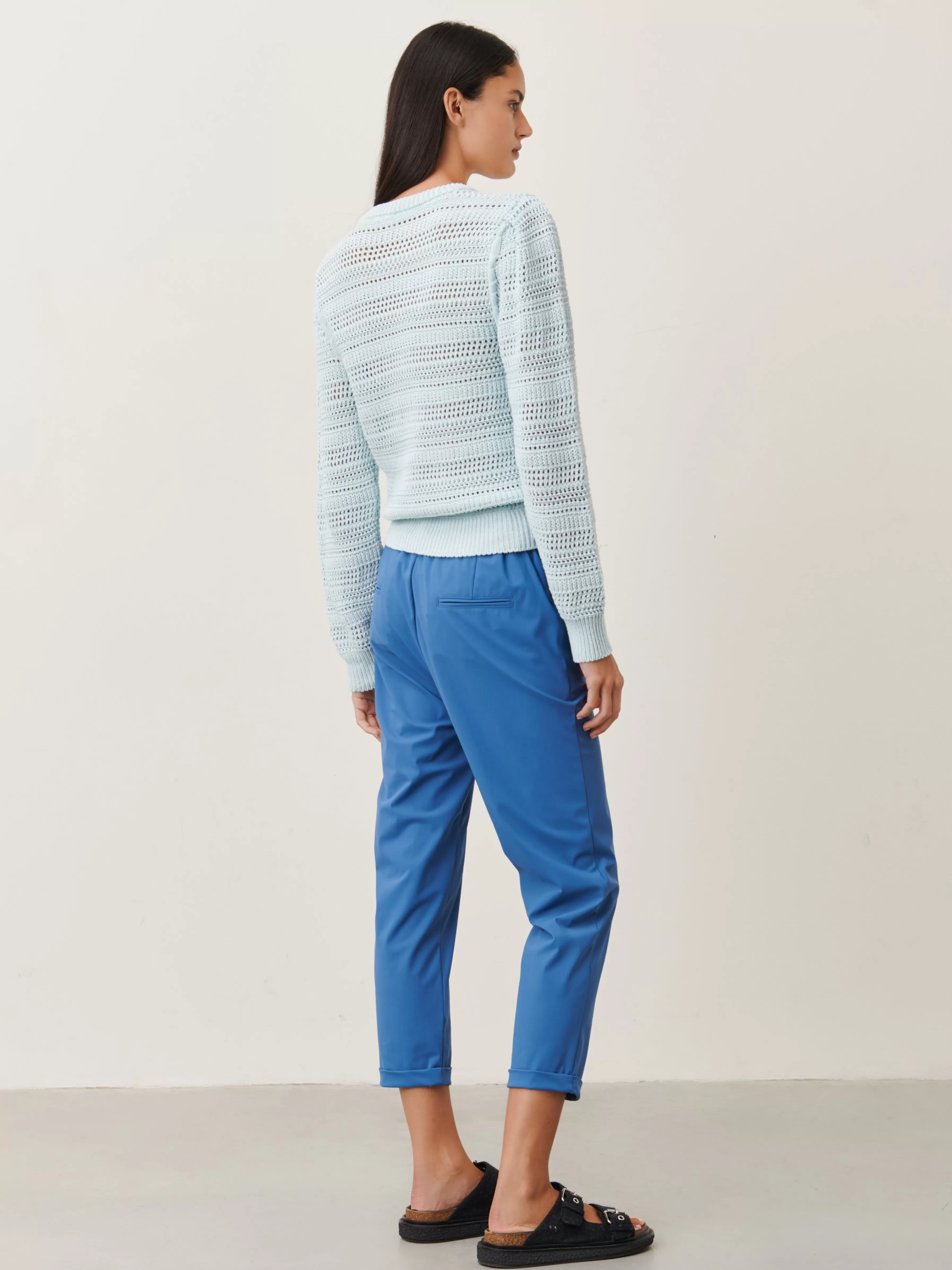 Broeken>Jane Lushka Lena Pants Technical Jersey | Mid Blue