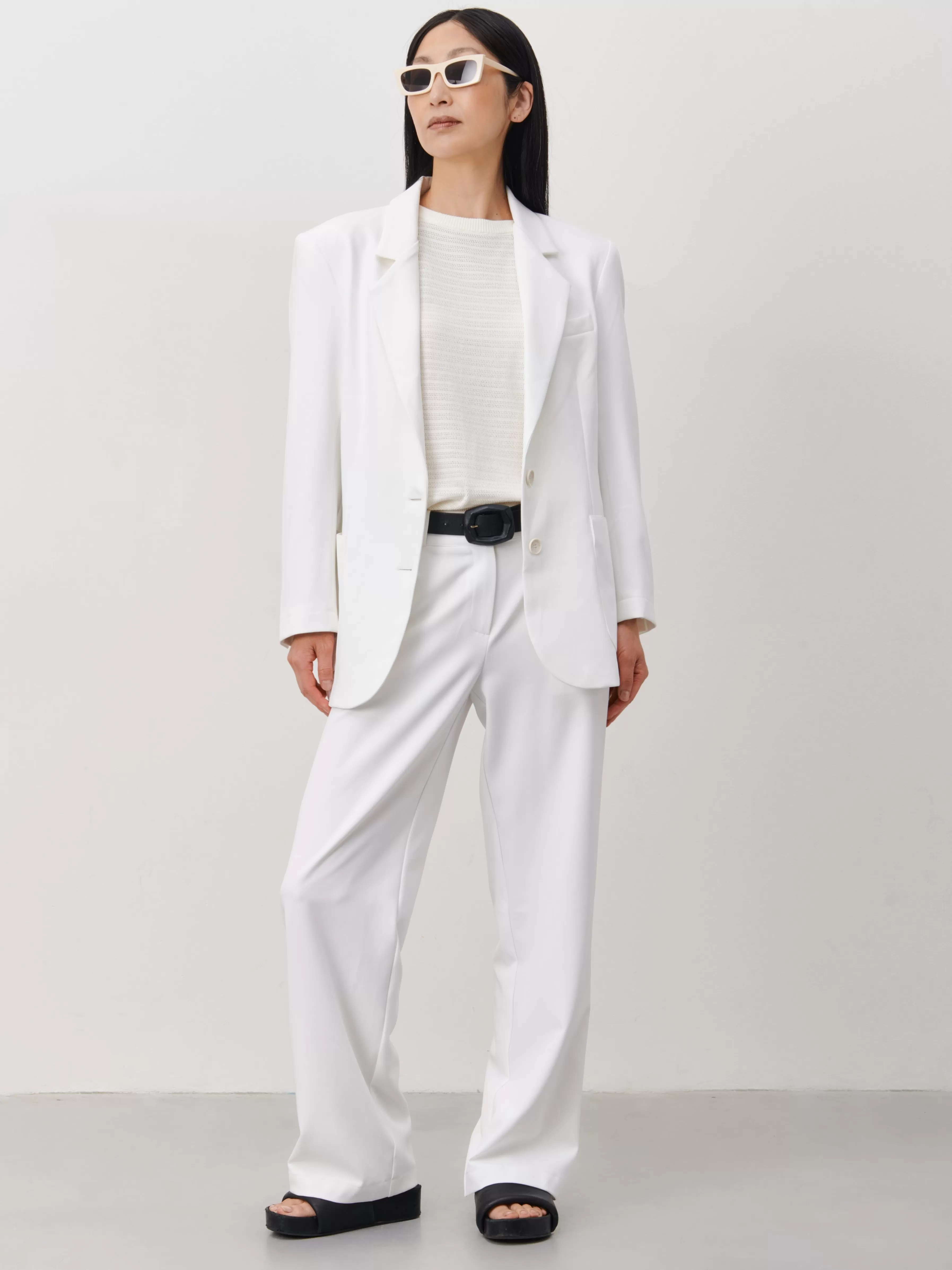 Blazers>Jane Lushka Lennard Blazer | White