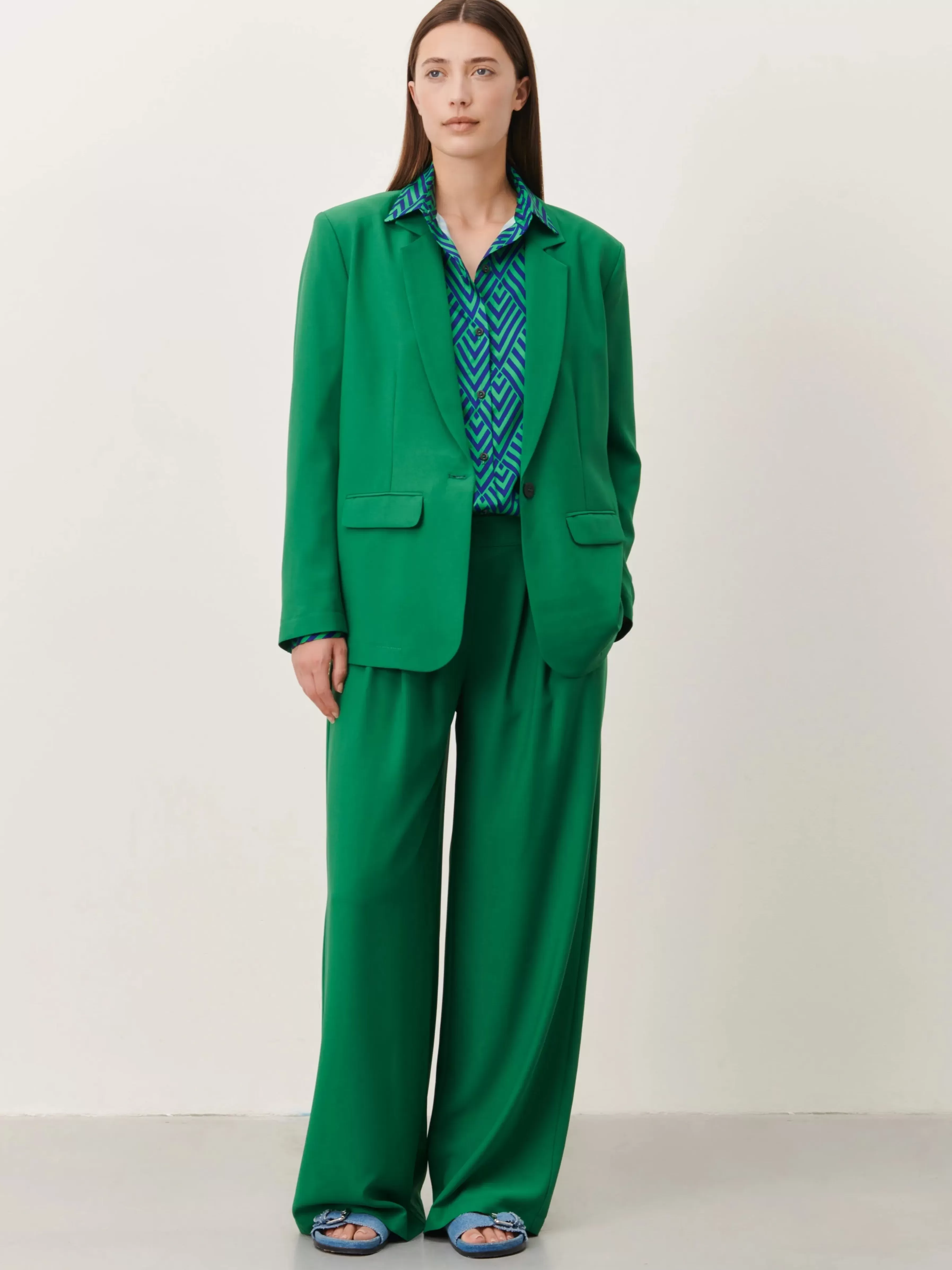 Blazers>Jane Lushka Lima Blazer | Green