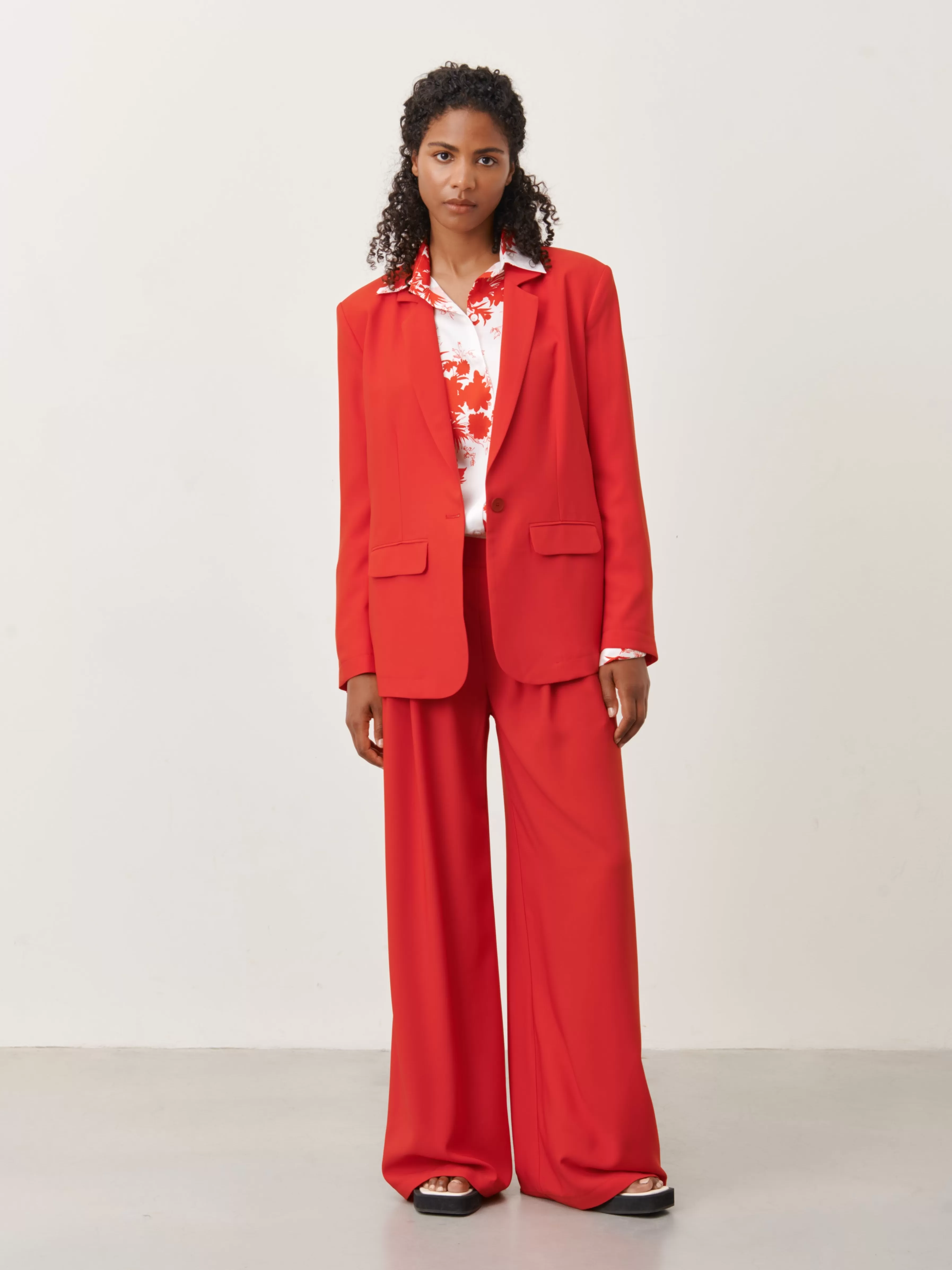 Blazers>Jane Lushka Lima Blazer | Red