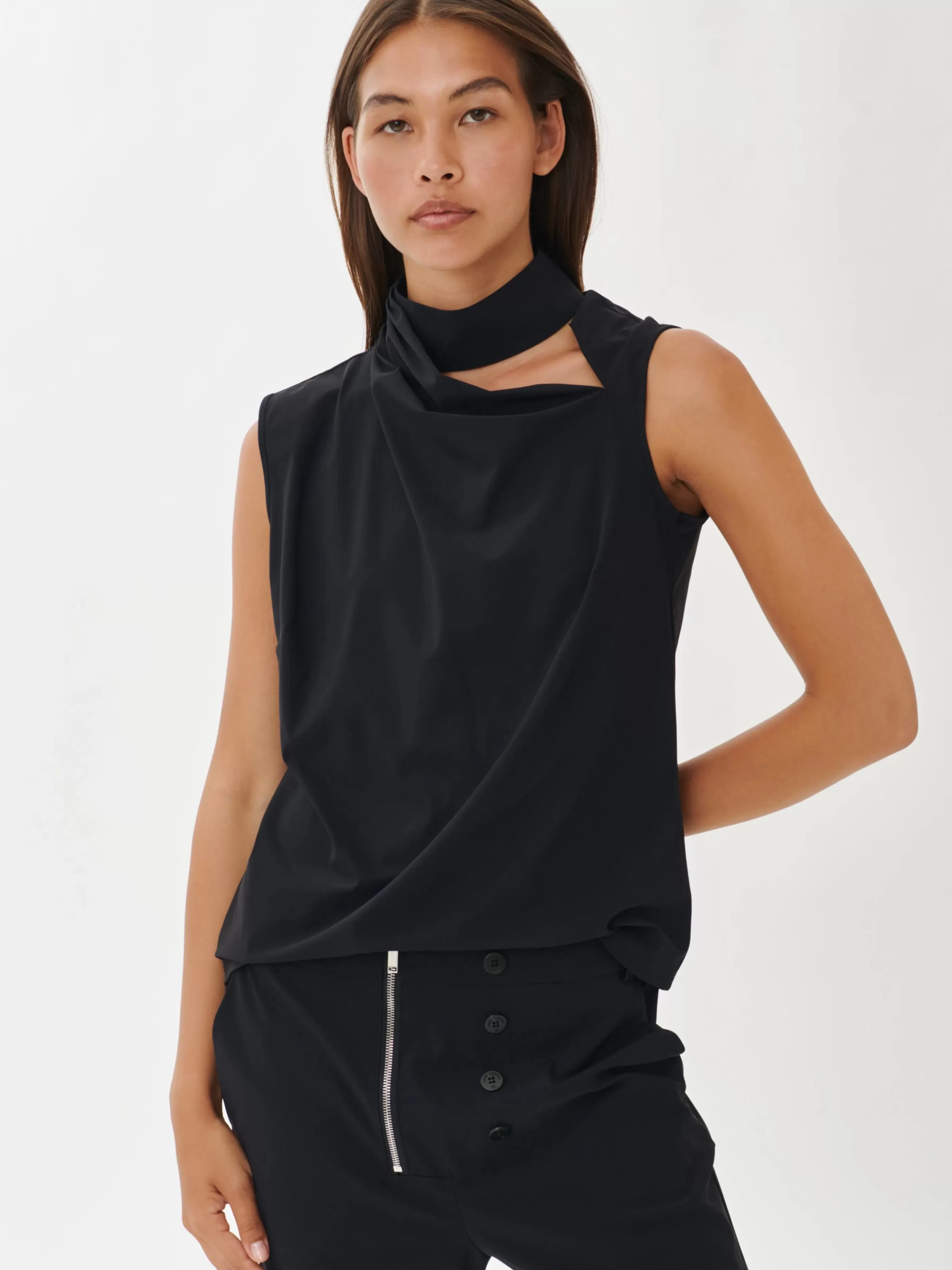 Studio collection | Tops>Jane Lushka Naomi Top Technical Jersey | Black