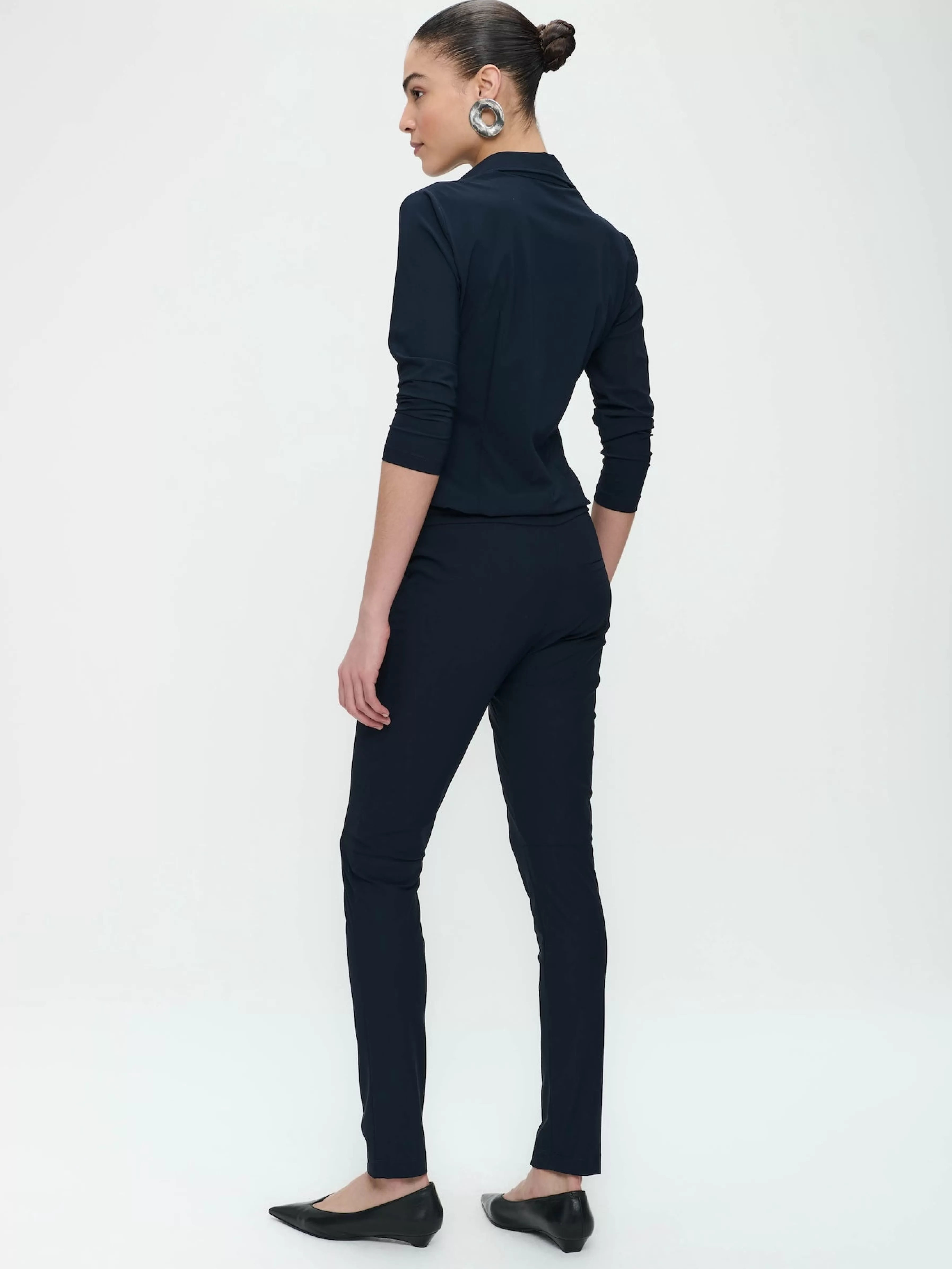 Best basic>Jane Lushka Pants Idris Technical Jersey | Blue