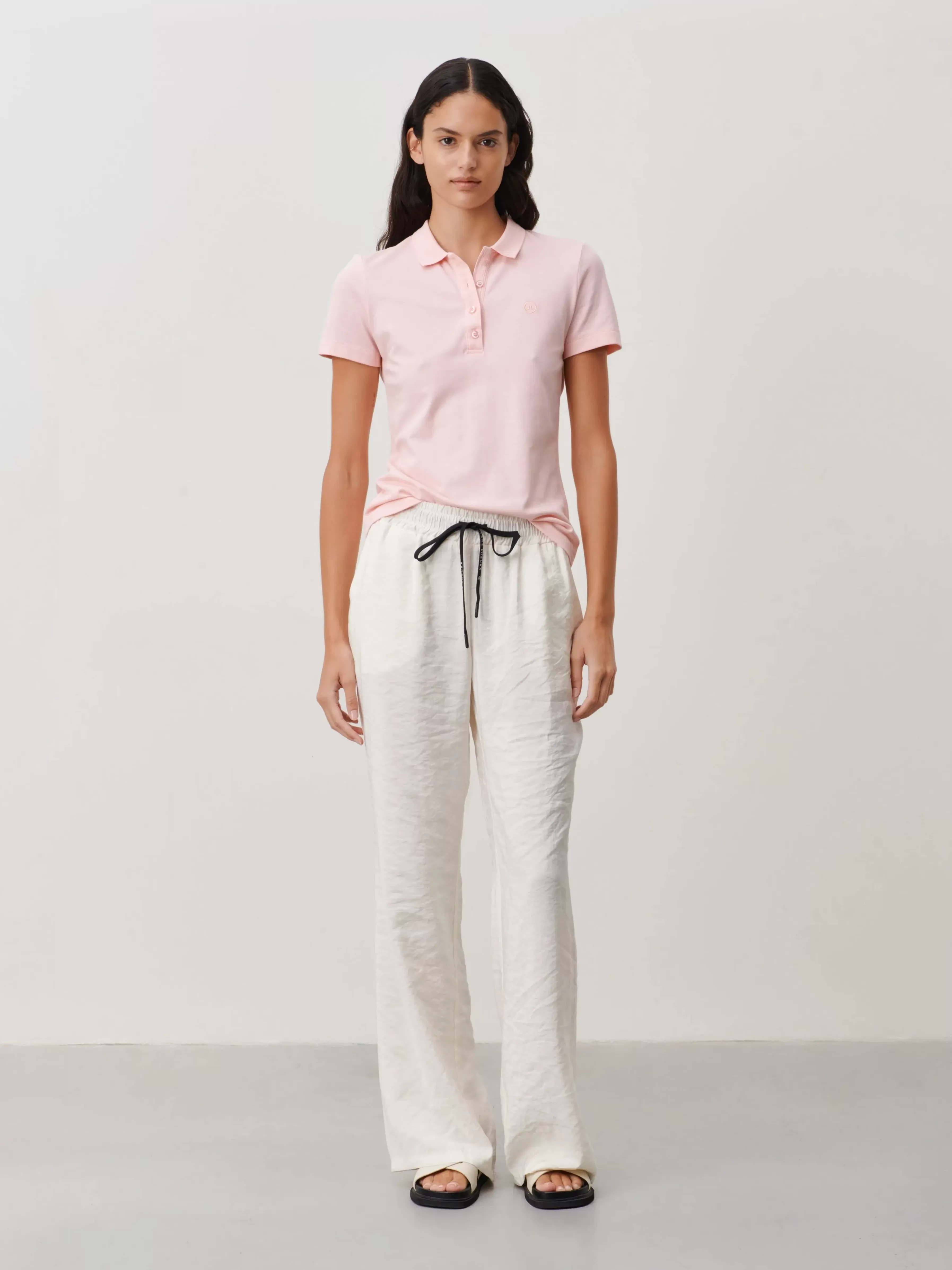 Blouses>Jane Lushka Polo Shirt Organic Cotton | Rose