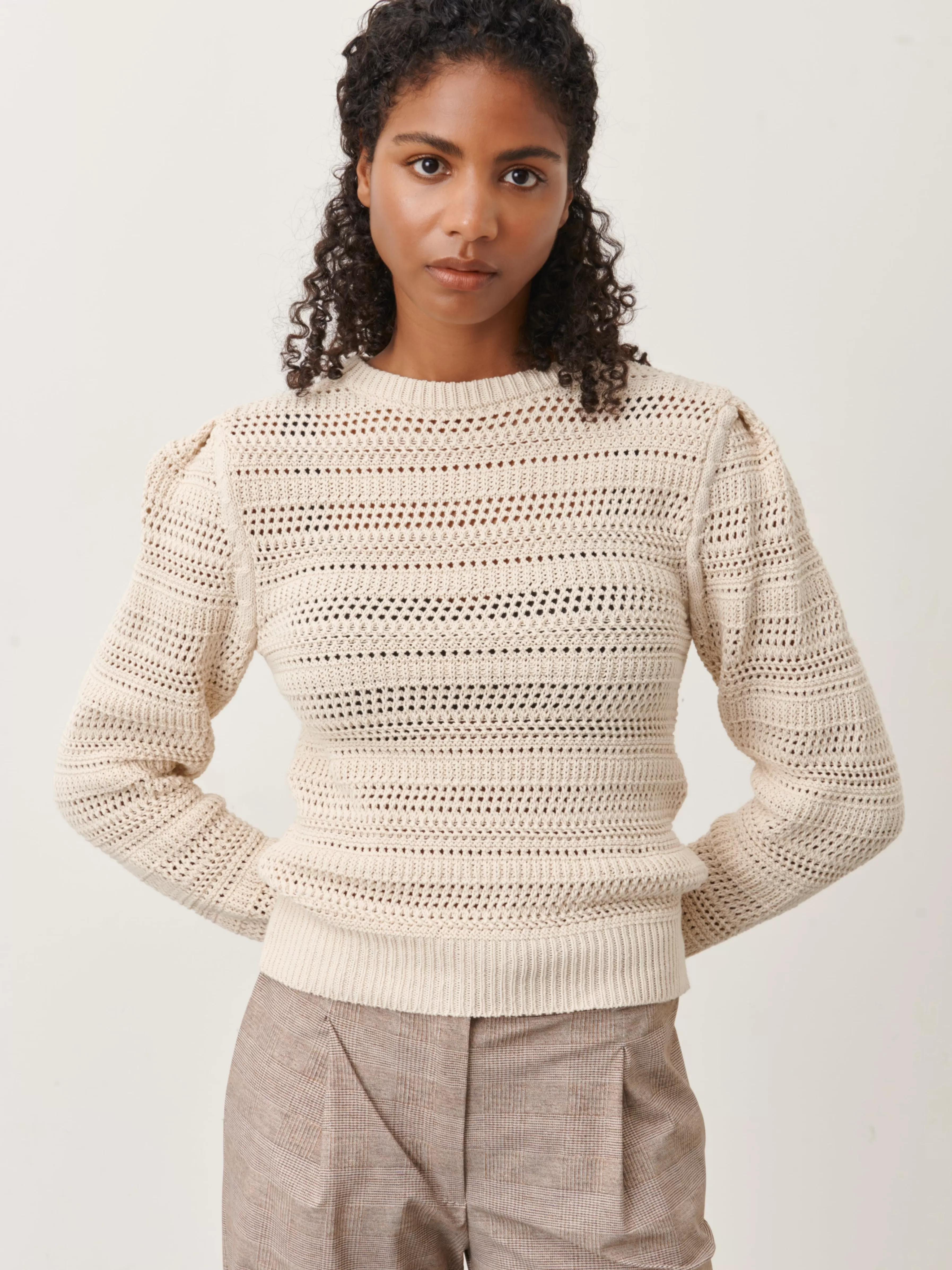 Truien & Vesten>Jane Lushka Pullover 30107500 | Ecru