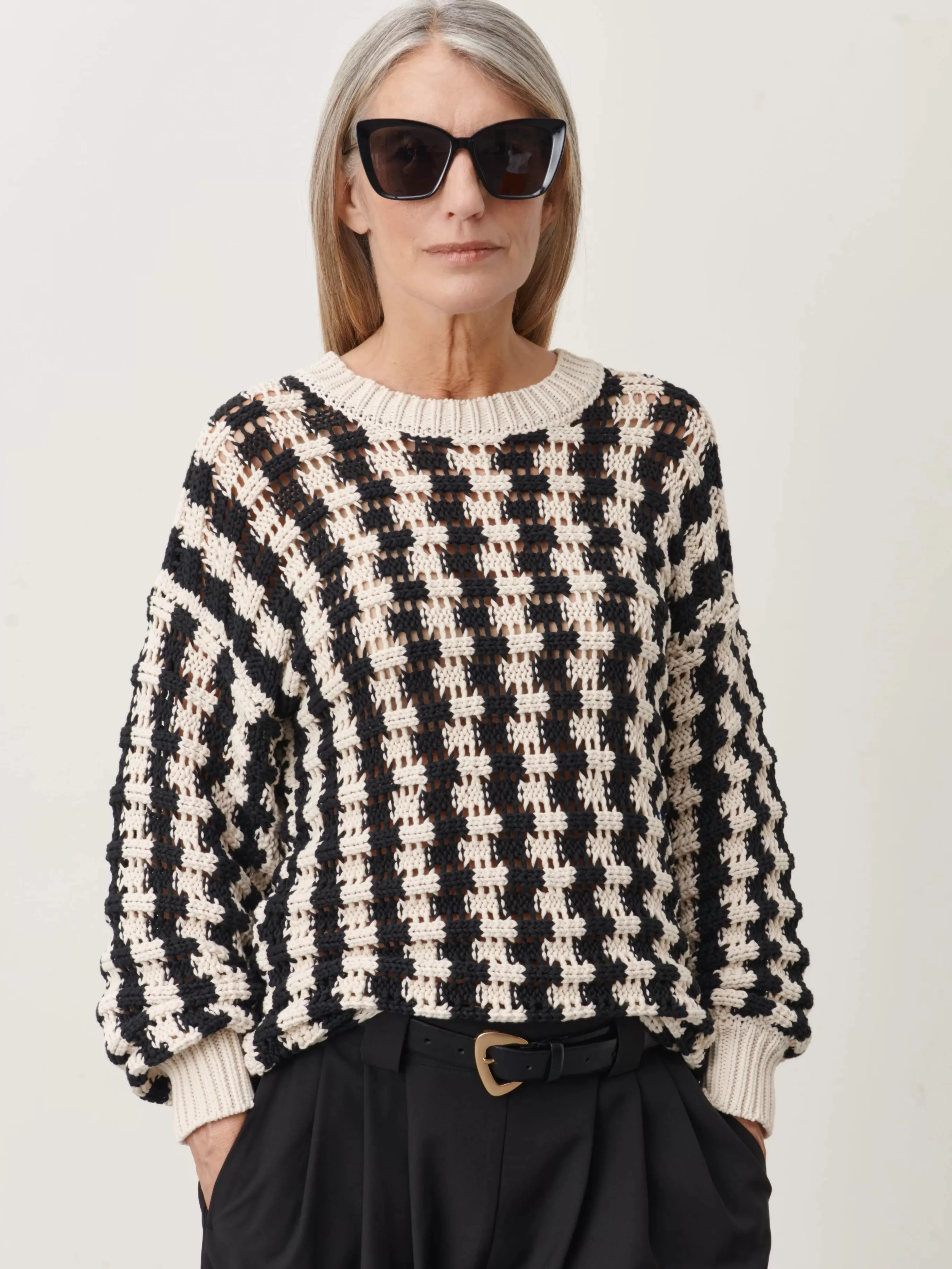 Truien & Vesten>Jane Lushka Pullover 30108086 | Black White