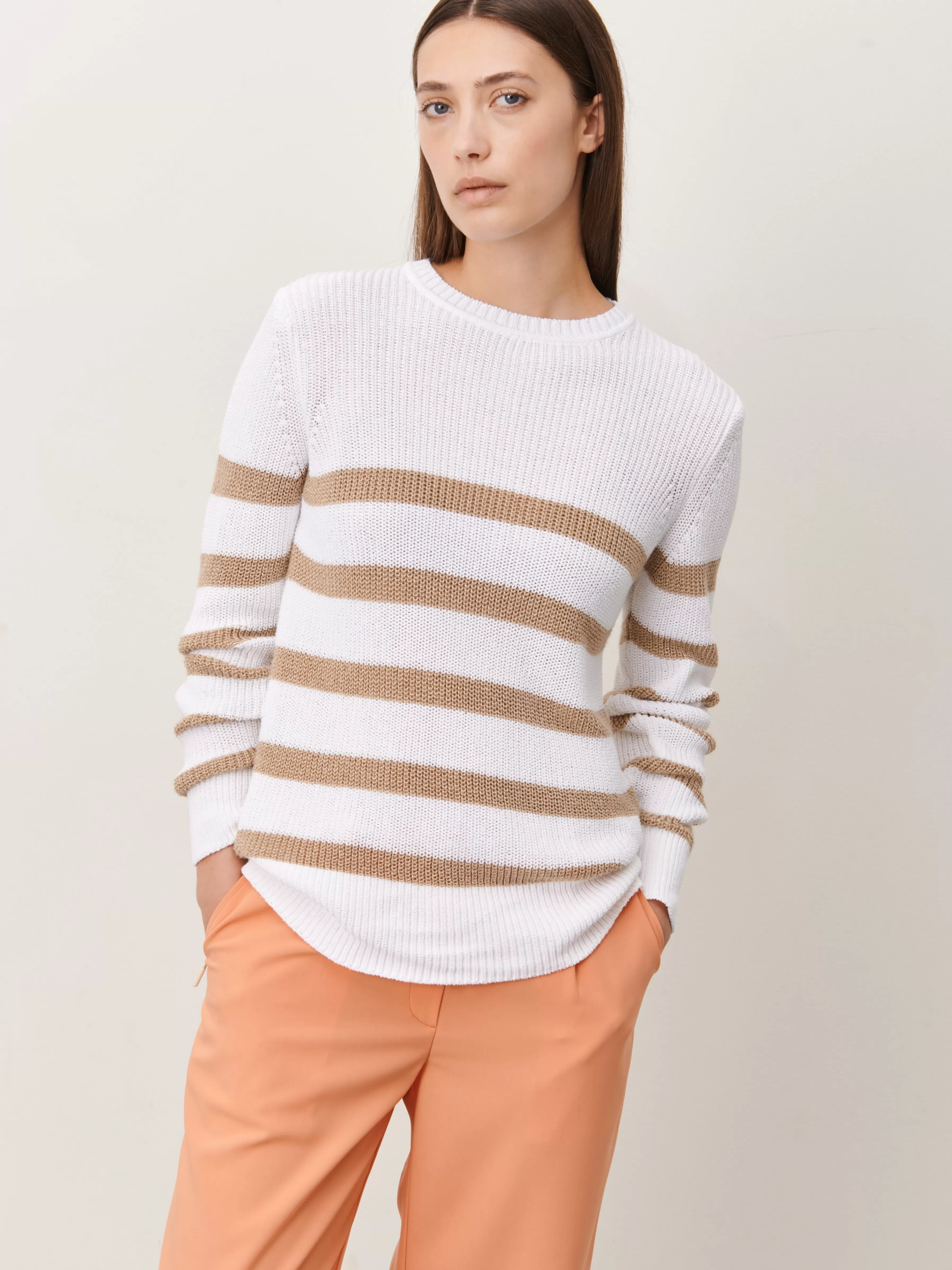 Truien & Vesten>Jane Lushka Pullover Choice PU | White Gold