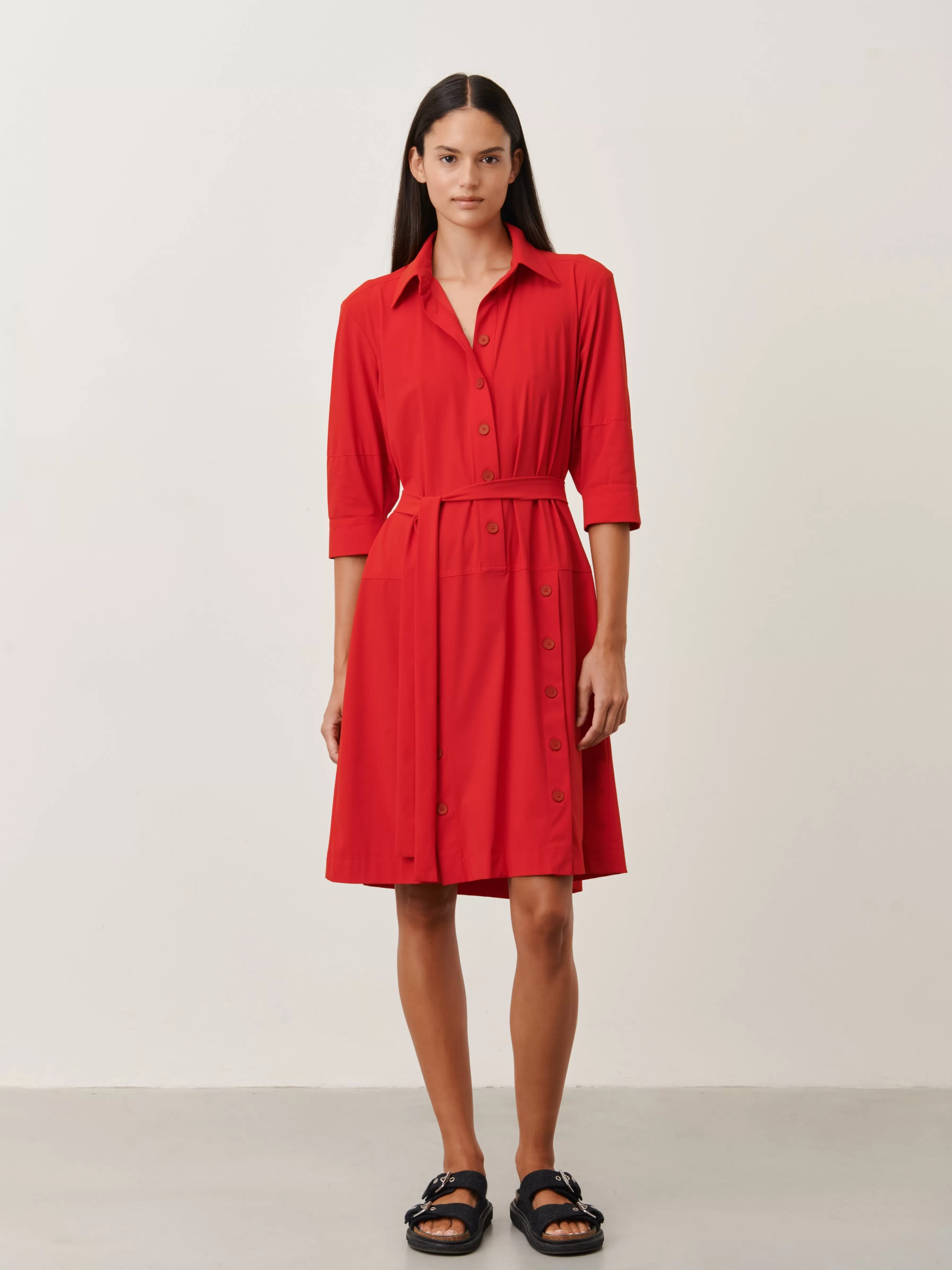 Jurken>Jane Lushka Ramona Dress Technical Jersey | Red