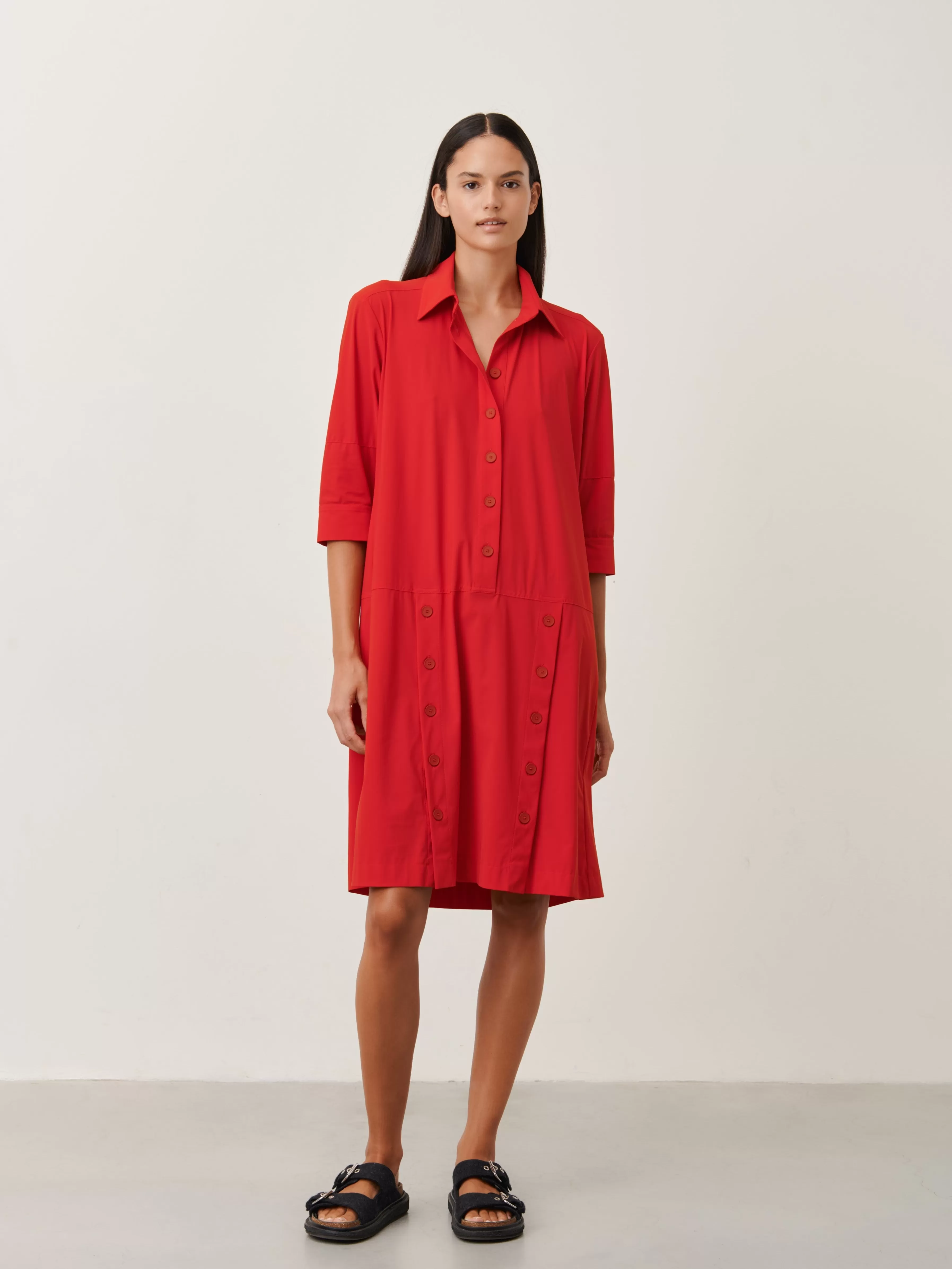 Jurken>Jane Lushka Ramona Dress Technical Jersey | Red