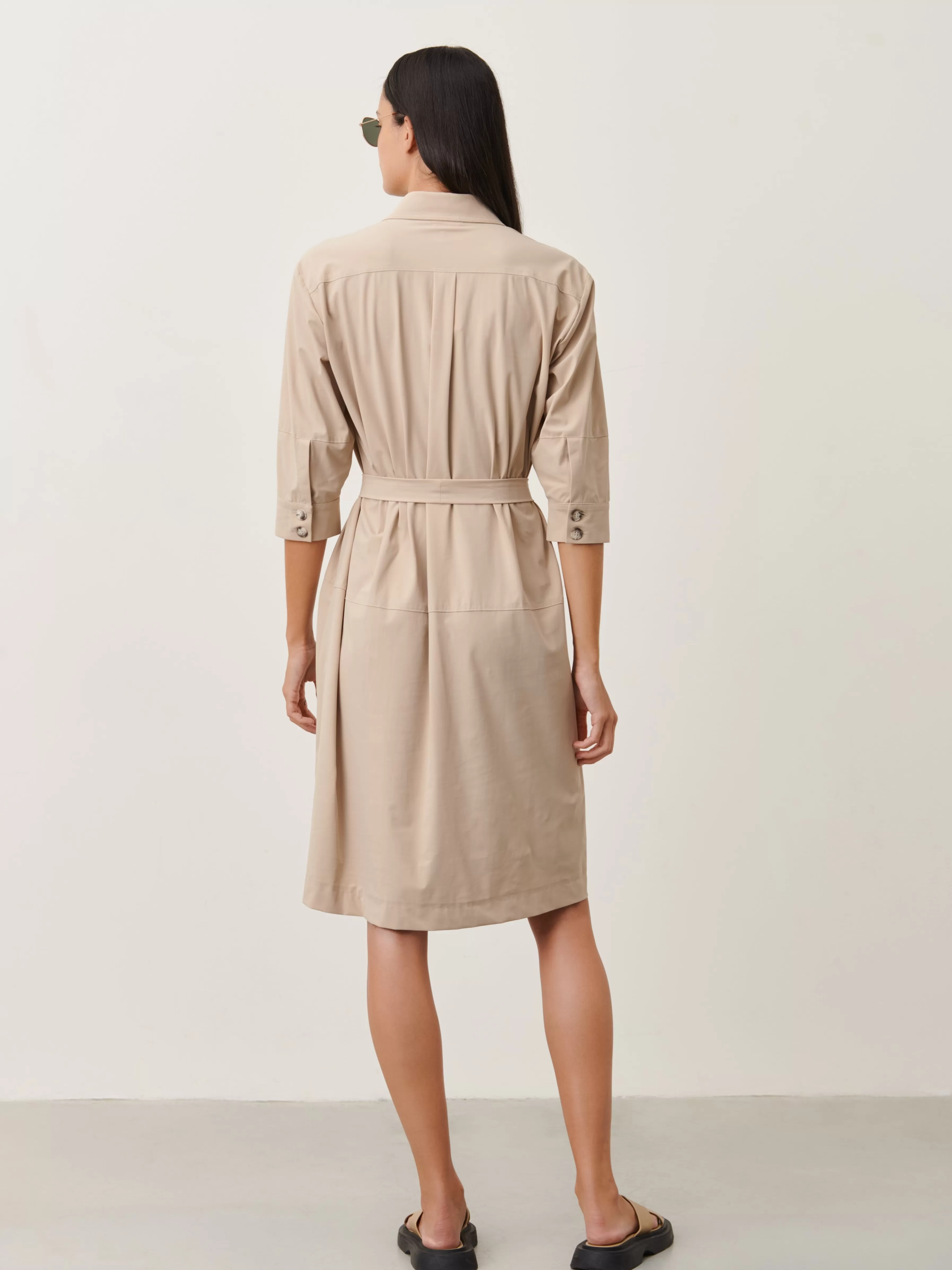 Jurken>Jane Lushka Ramona Dress Technical Jersey | Sand