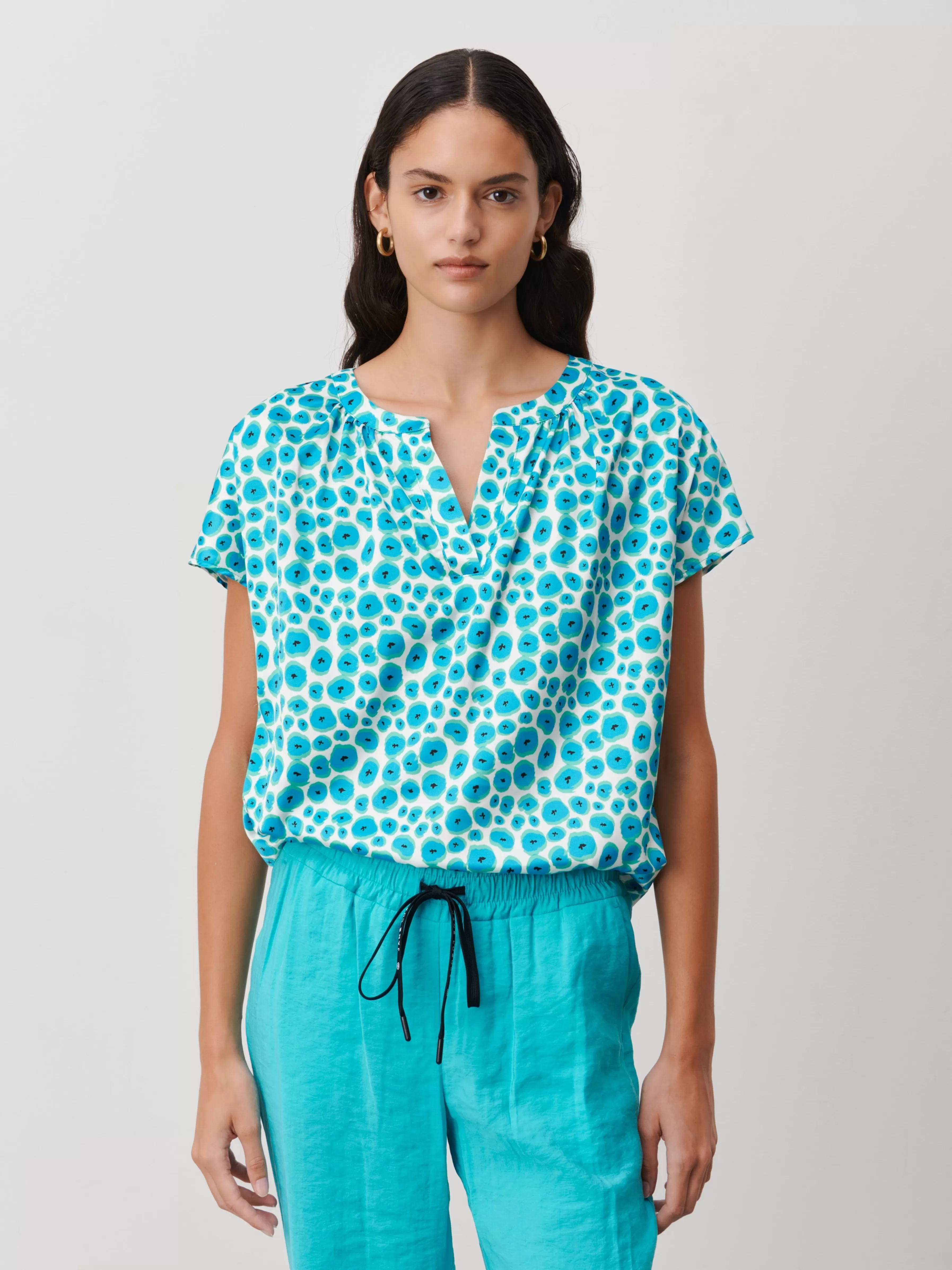 Tops>Jane Lushka Remi Top | Aqua