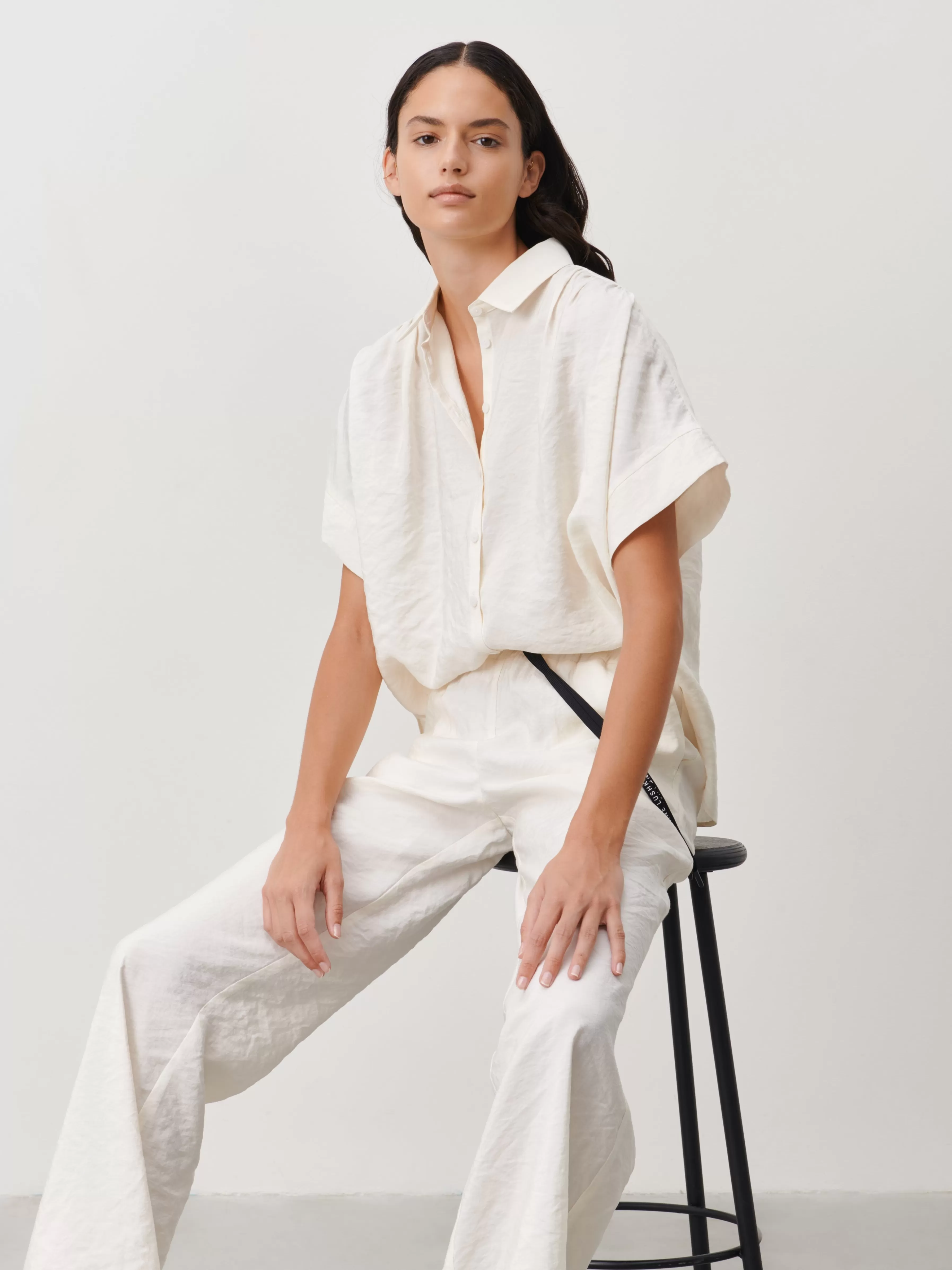 Blouses>Jane Lushka Romi Blouse | Off White