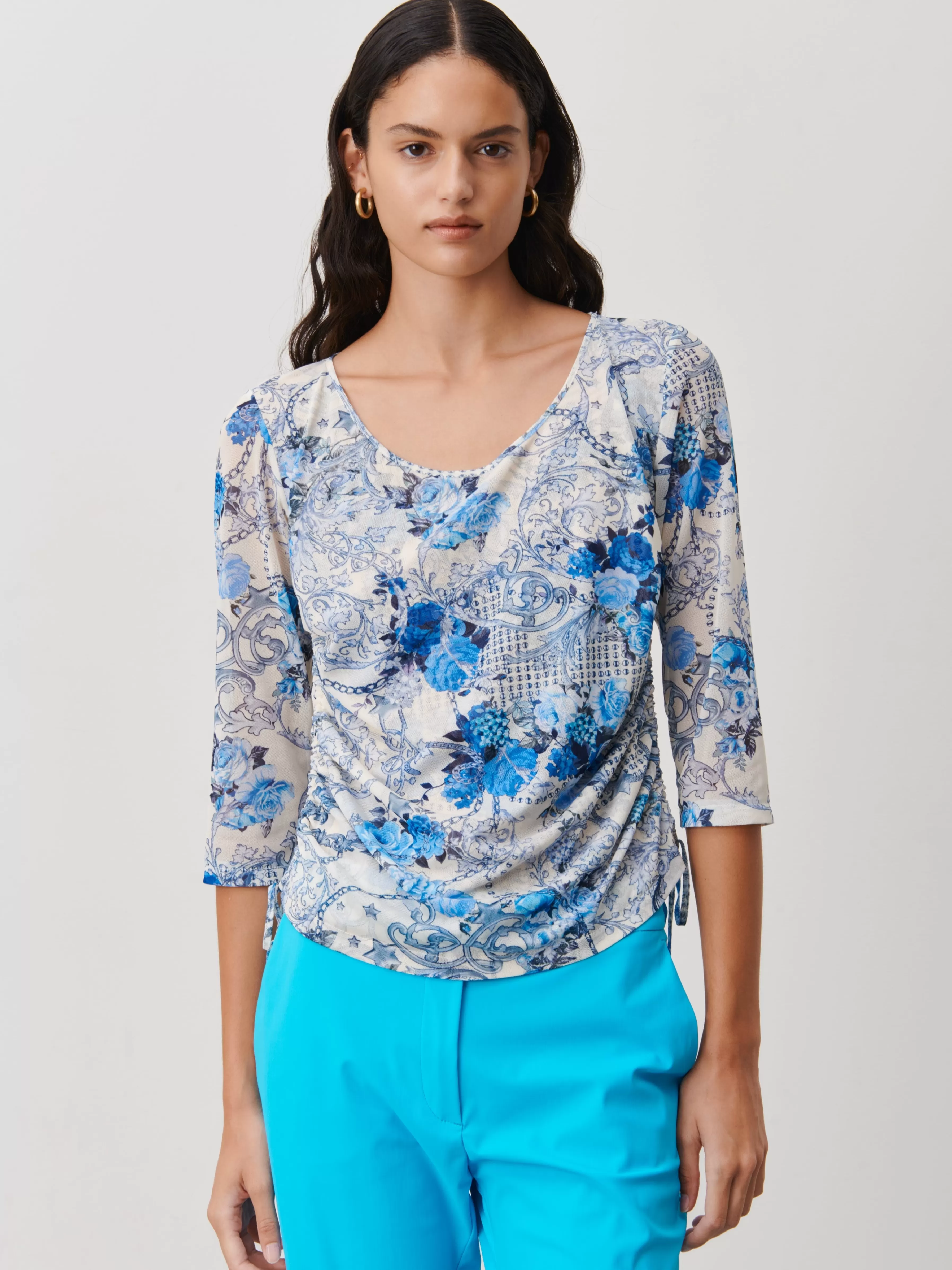 Tops>Jane Lushka Rosa KS Top | Blue