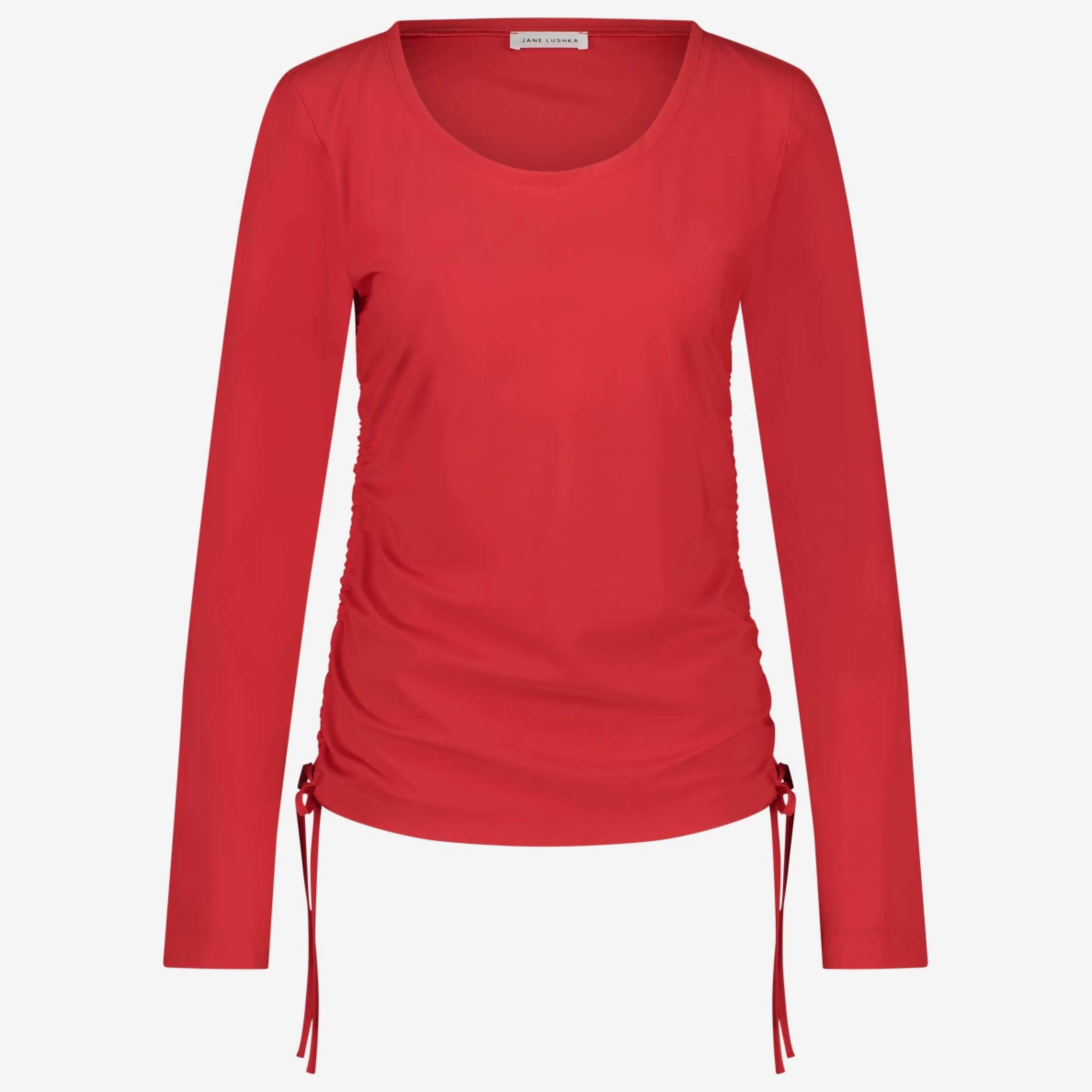 Tops>Jane Lushka Rosa Top Technical Jersey | Red