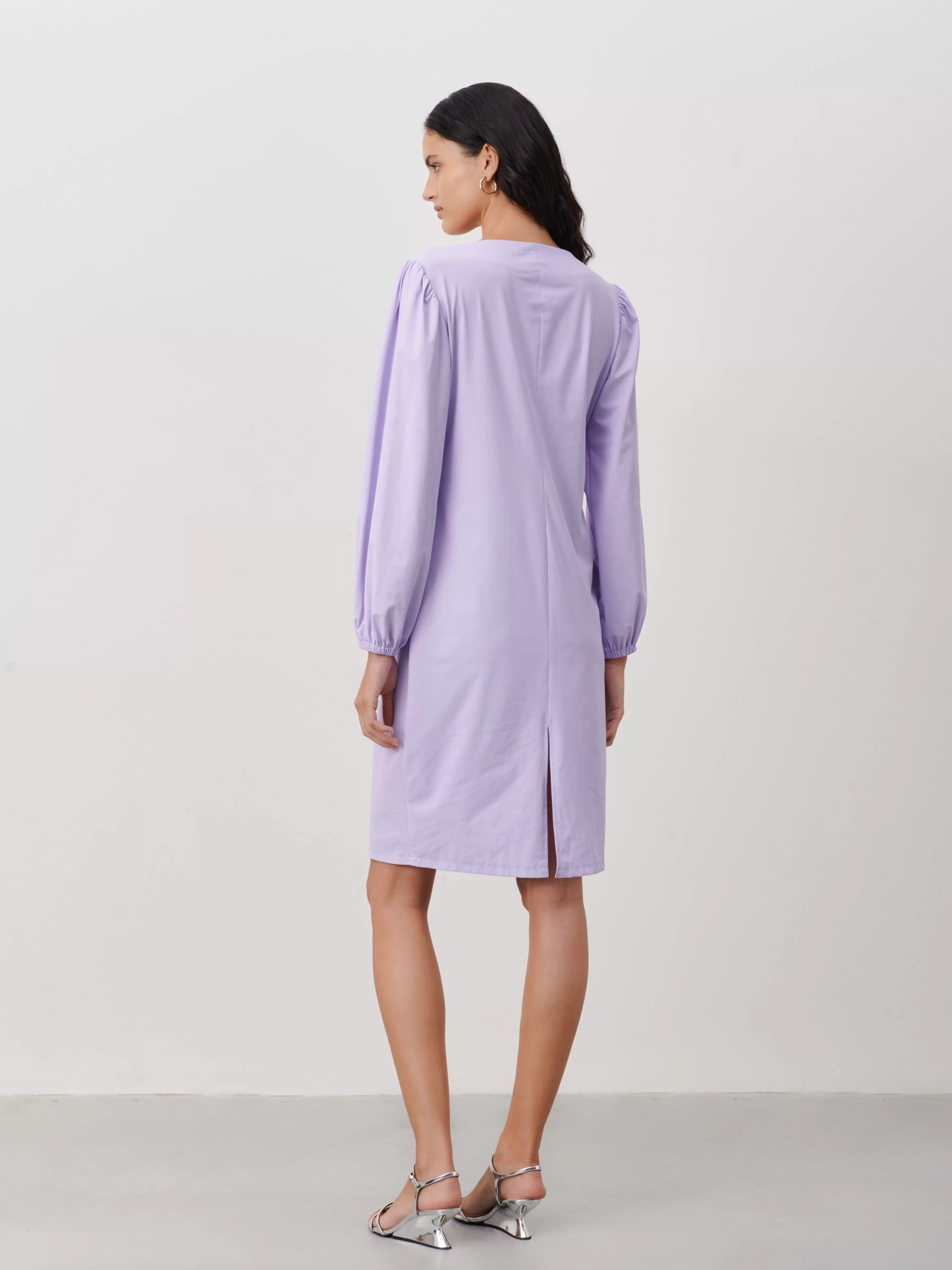 Jurken>Jane Lushka Silke Dress Technical Jersey | Lila