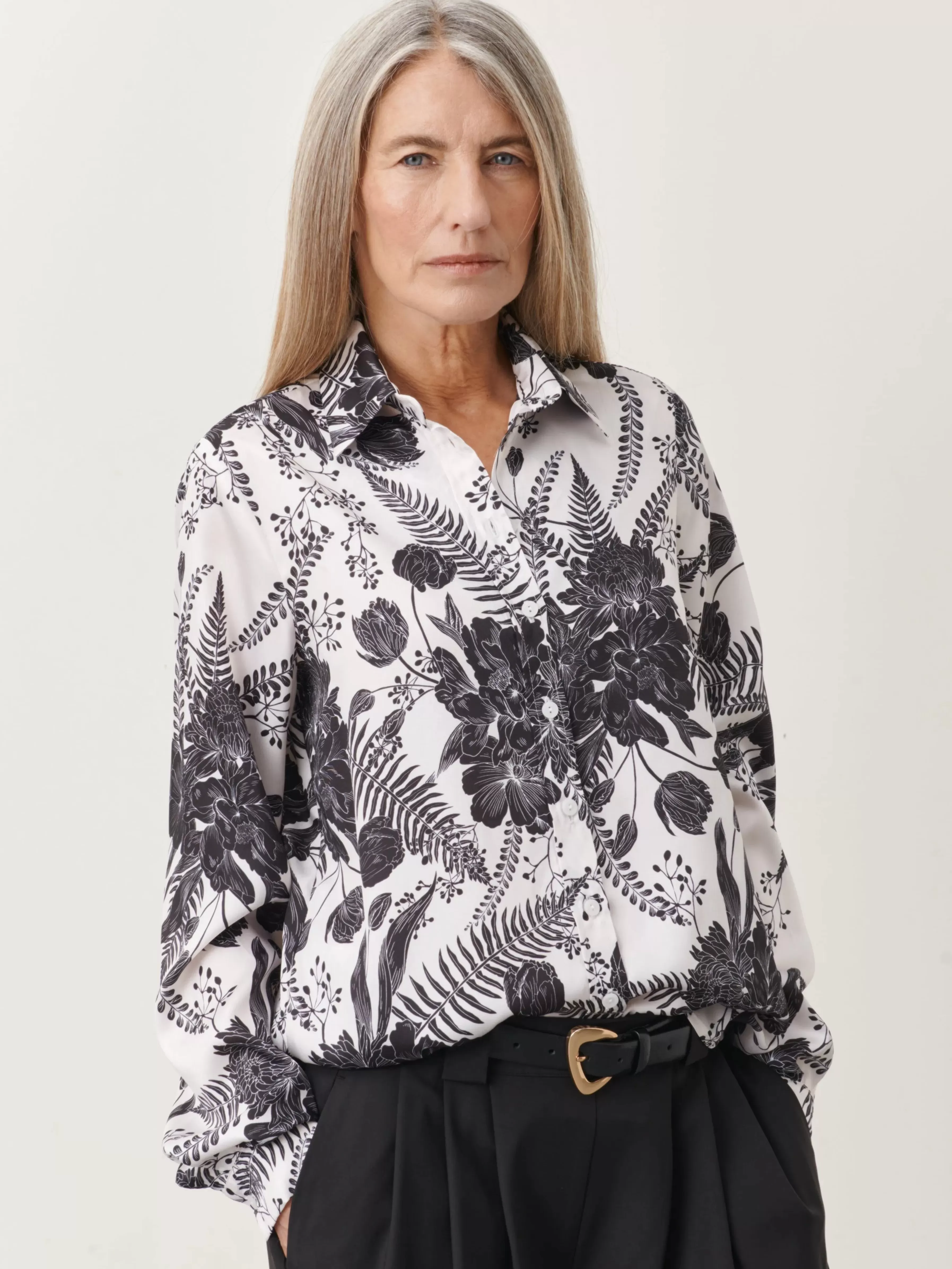 Blouses>Jane Lushka Sisi Blouse | White Black