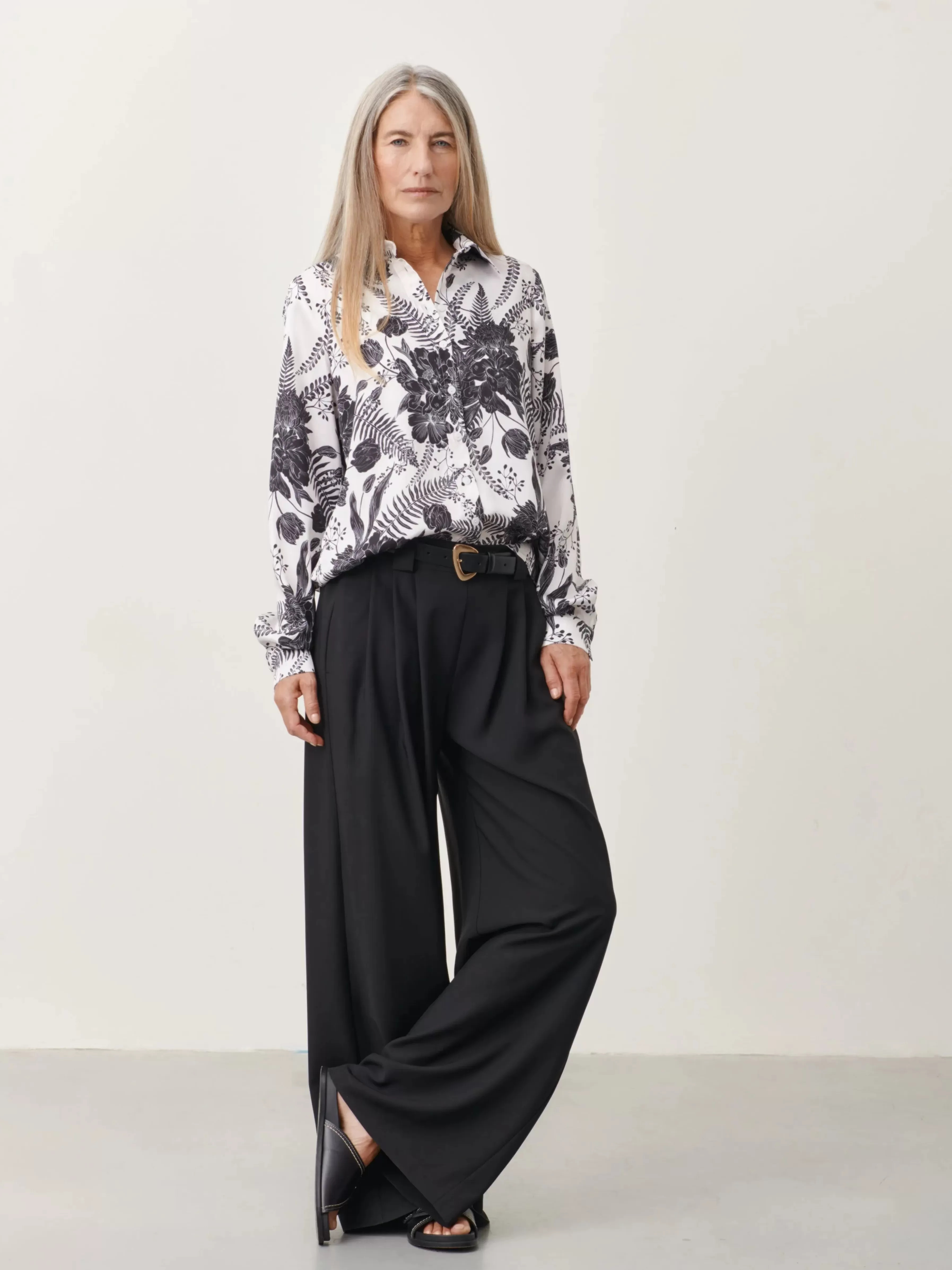 Blouses>Jane Lushka Sisi Blouse | White Black