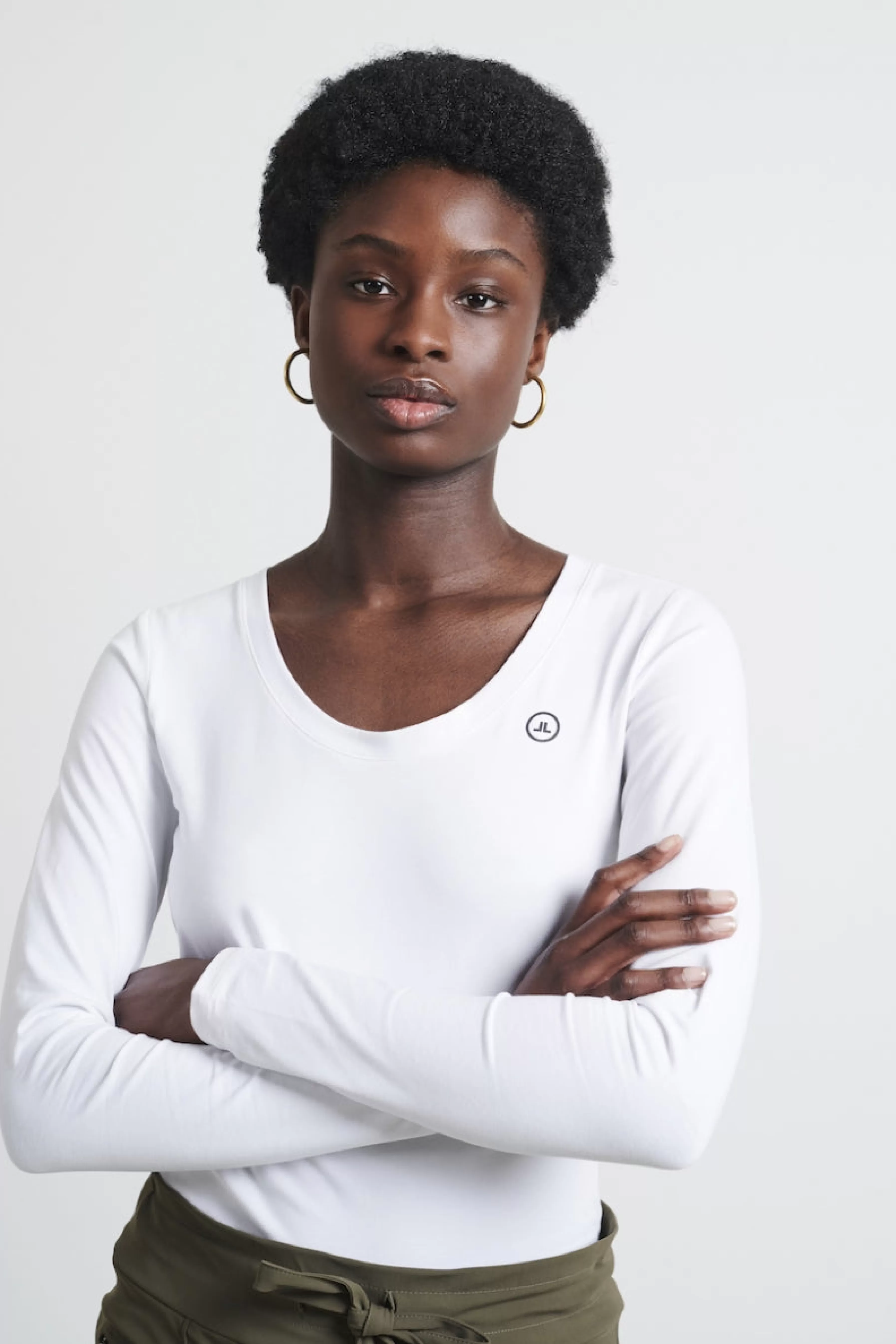 Best basic>Jane Lushka T Shirt R Neck Easy Wear Organic Cotton | White