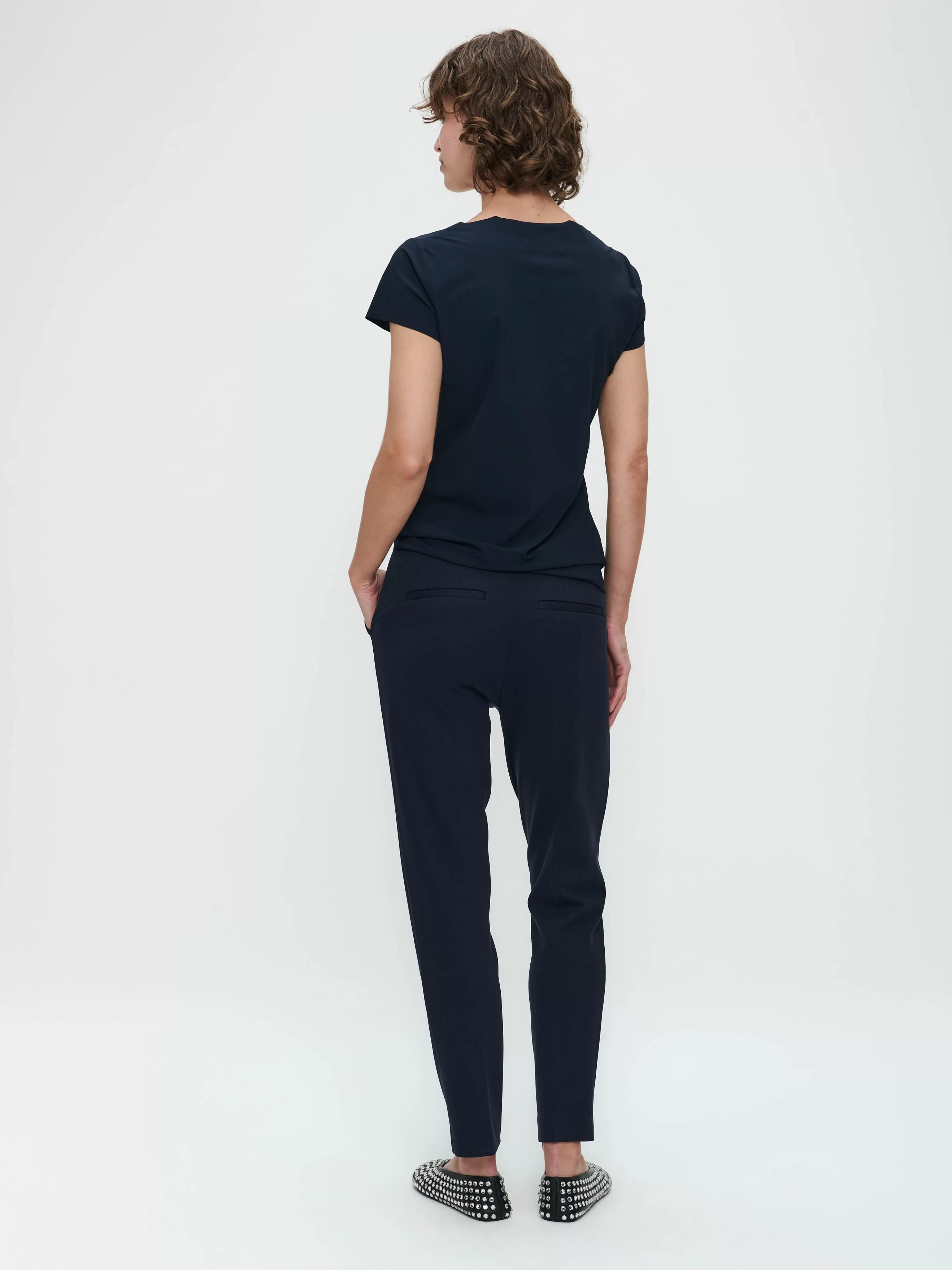 Best basic>Jane Lushka T Shirt Sara Easy Wear Technical Jersey | Blue