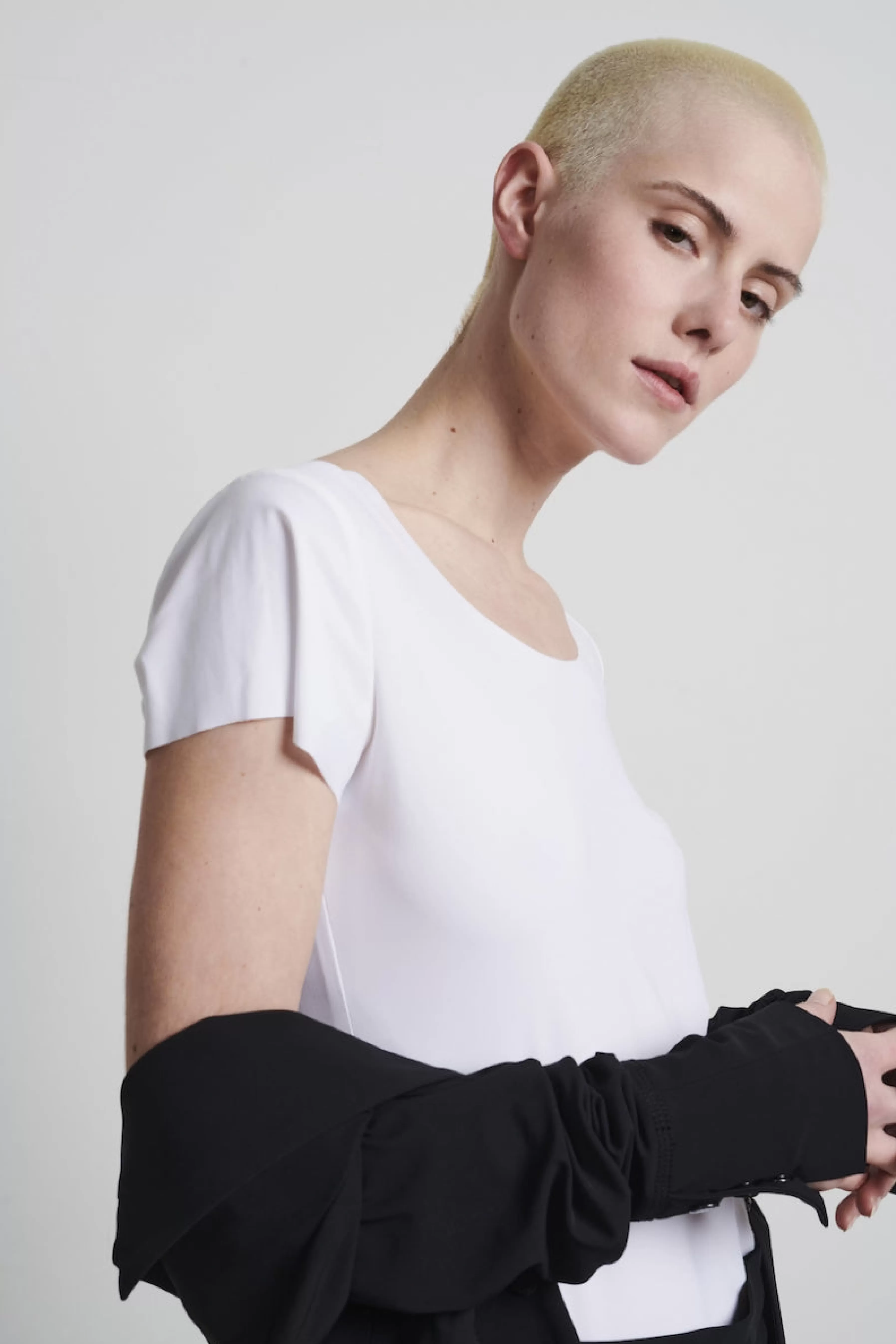 Best basic>Jane Lushka T Shirt Sara Easy Wear Technical Jersey | White