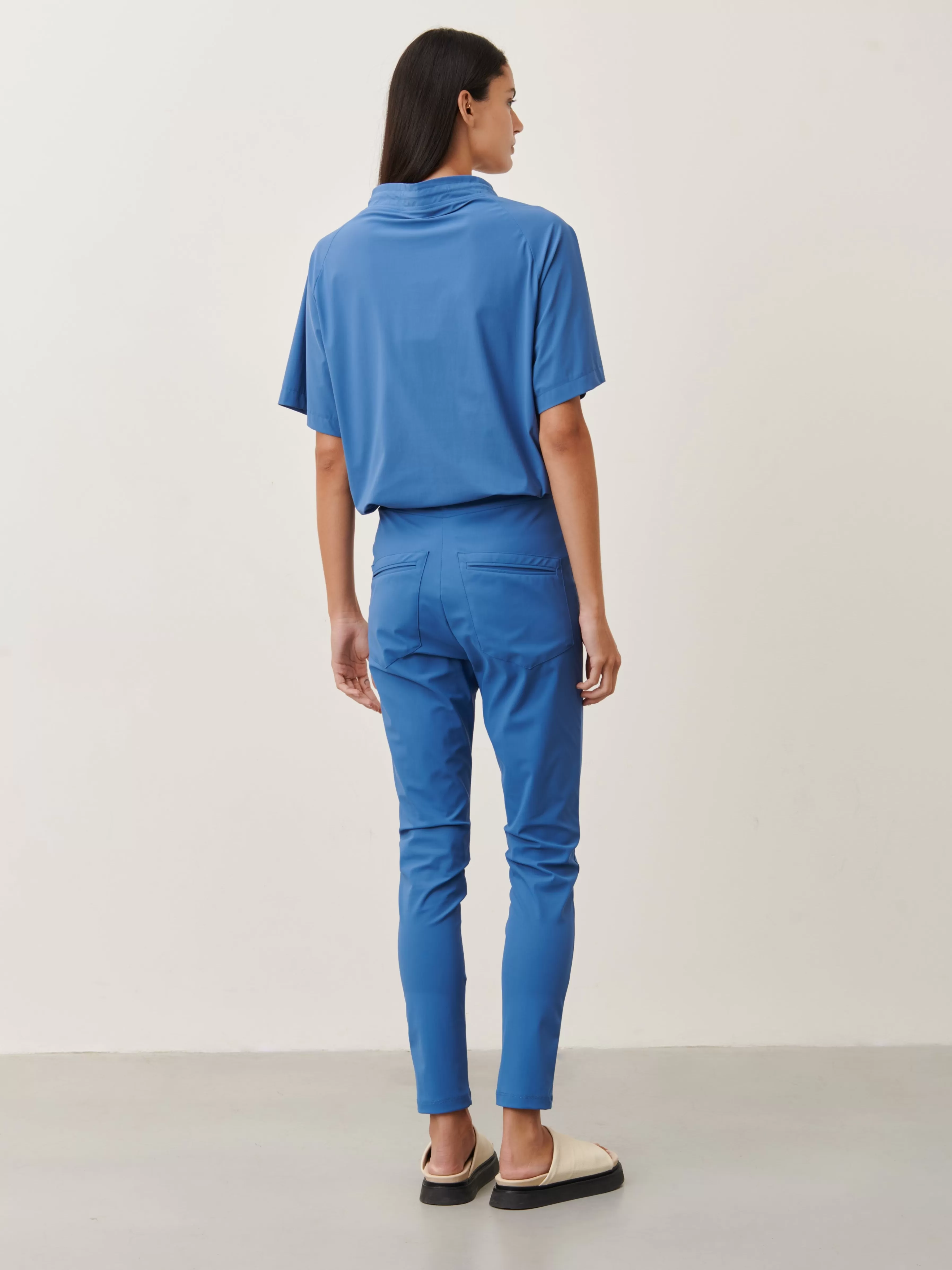 Broeken>Jane Lushka Tanja Pants Technical Jersey | Mid Blue