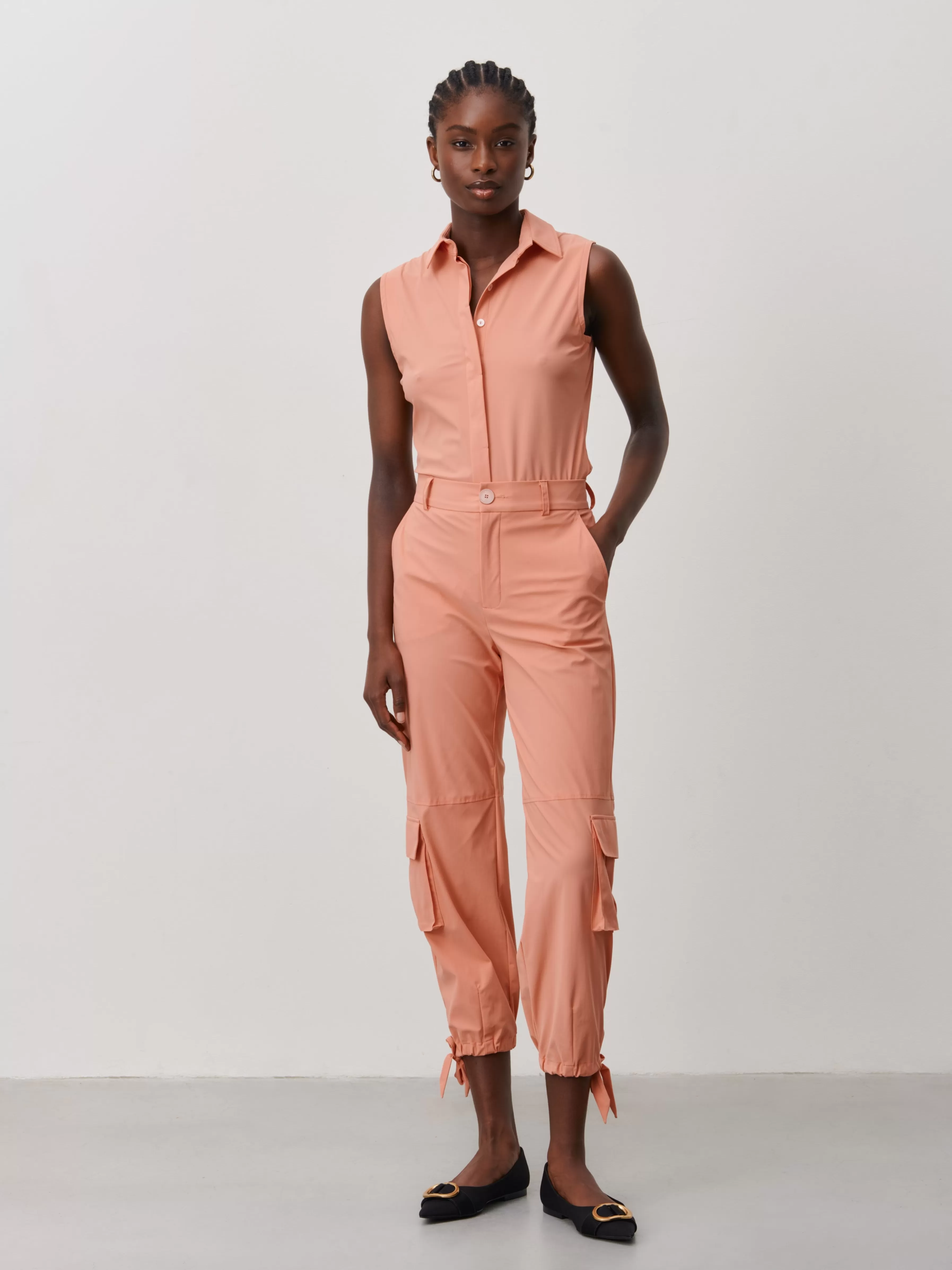 Broeken>Jane Lushka Trend Pants Technical Jersey | Apricot