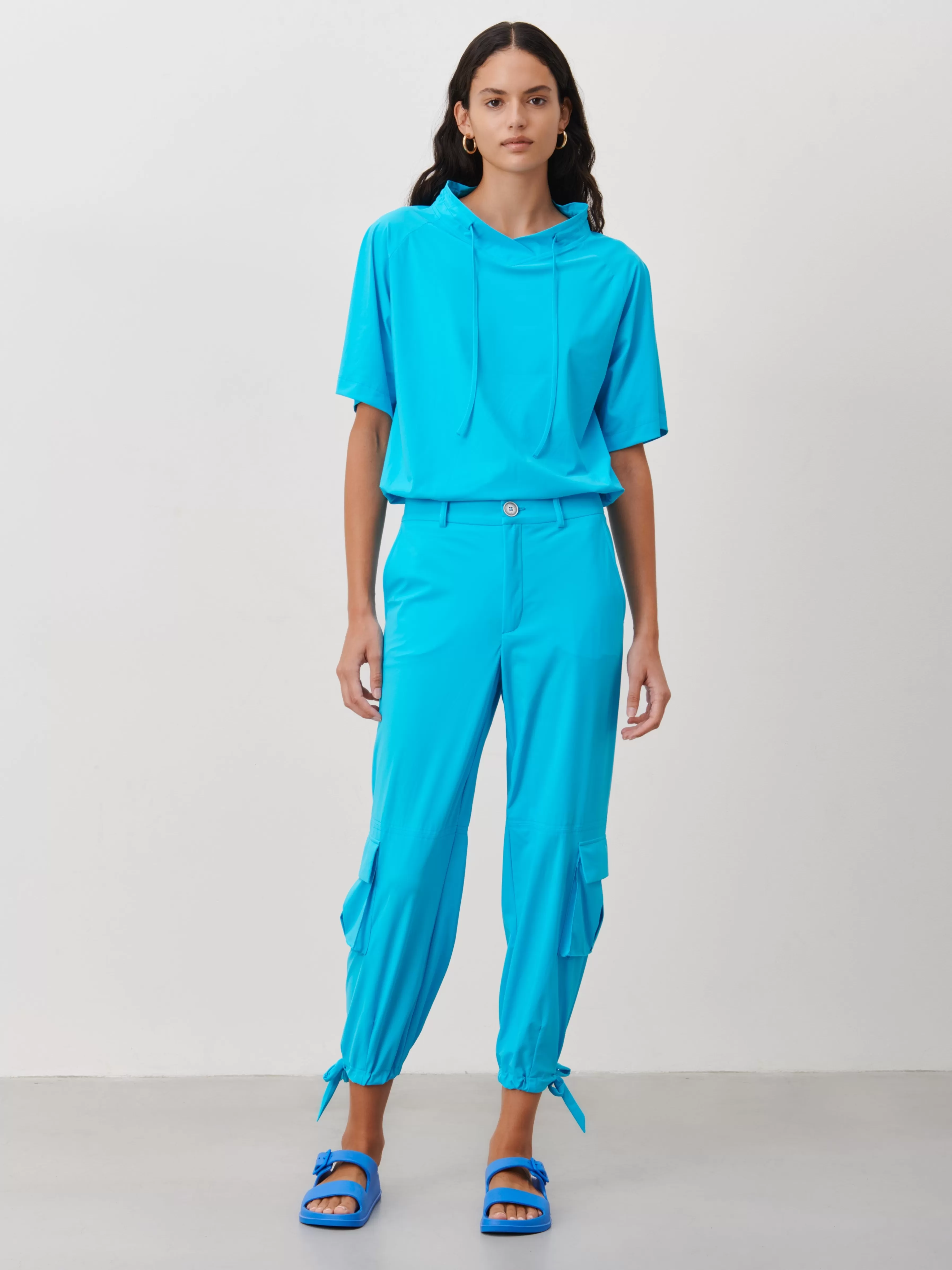 Broeken>Jane Lushka Trend Pants Technical Jersey | Light Blue