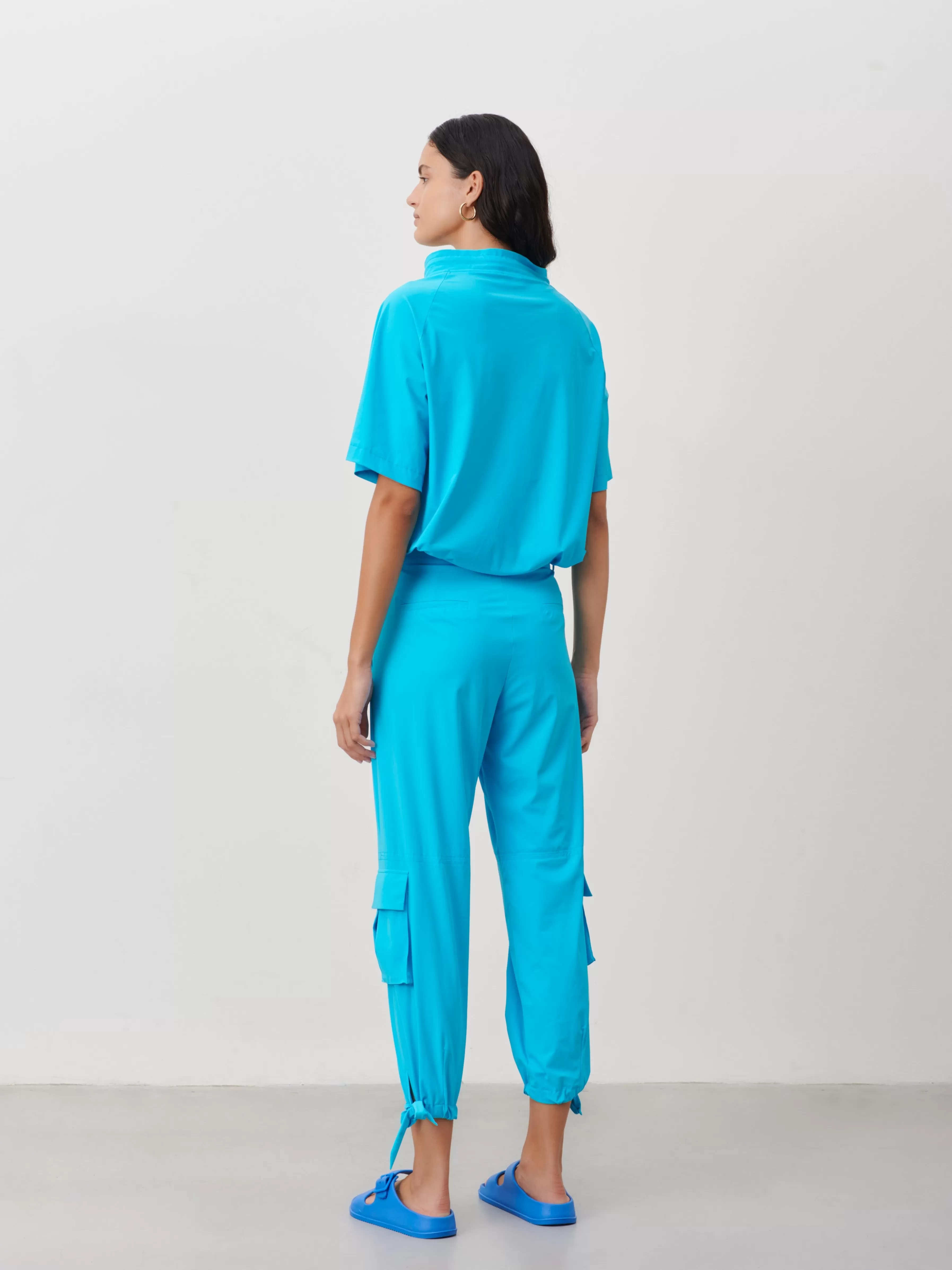 Broeken>Jane Lushka Trend Pants Technical Jersey | Light Blue