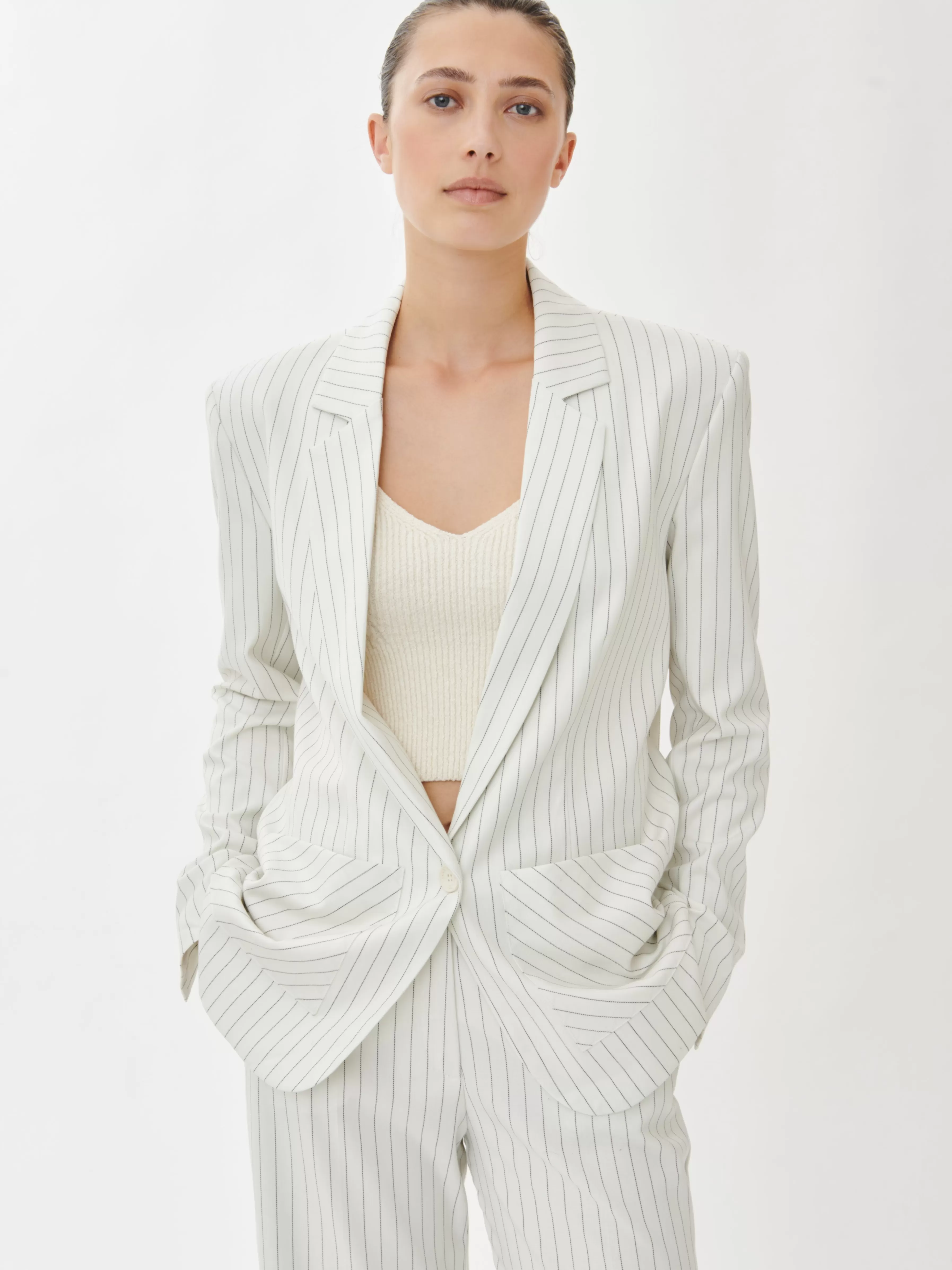 Studio collection | Blazers>Jane Lushka Val Blazer | White