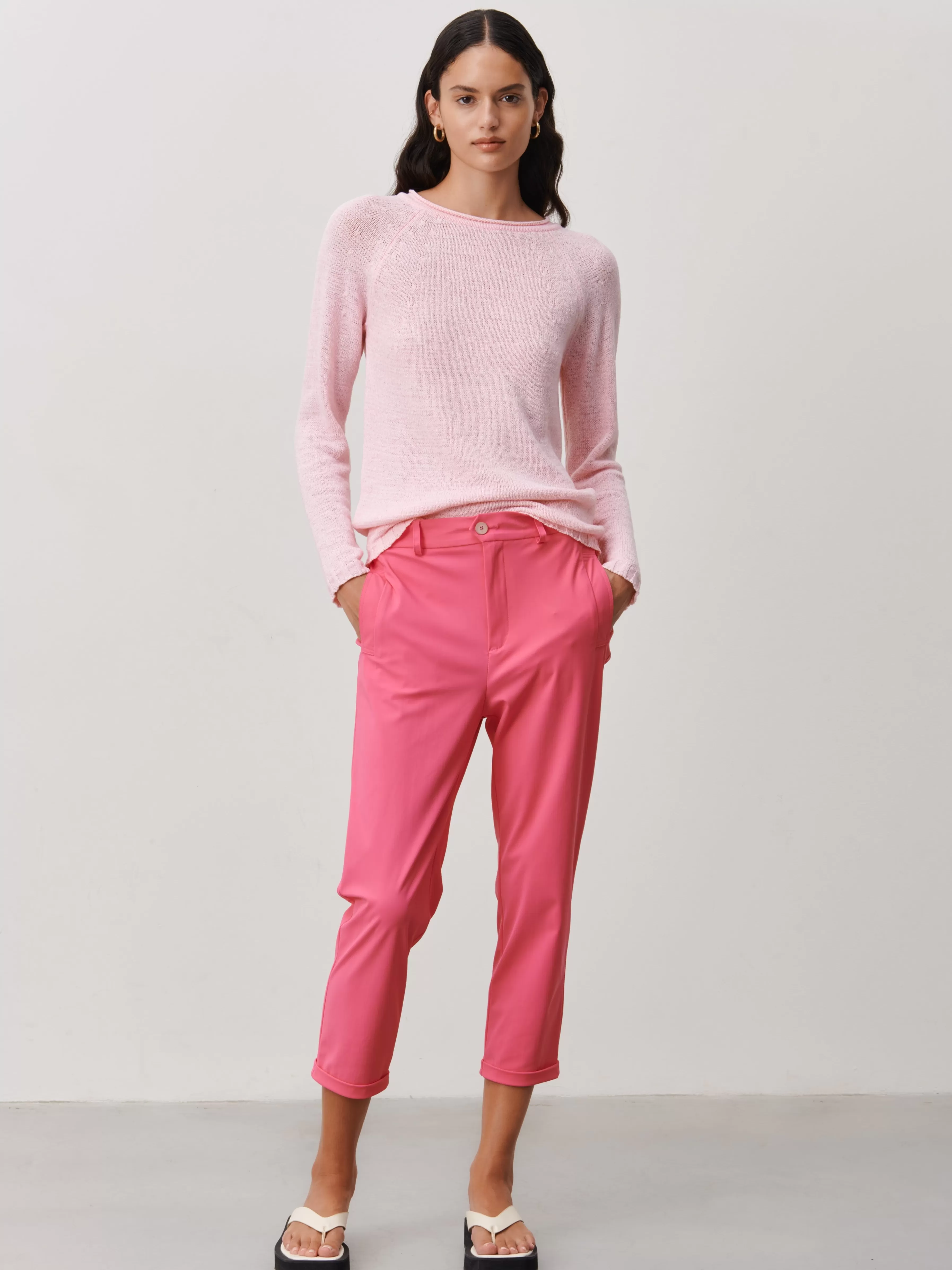 Truien & Vesten>Jane Lushka Wholegarment Pullover | Pink