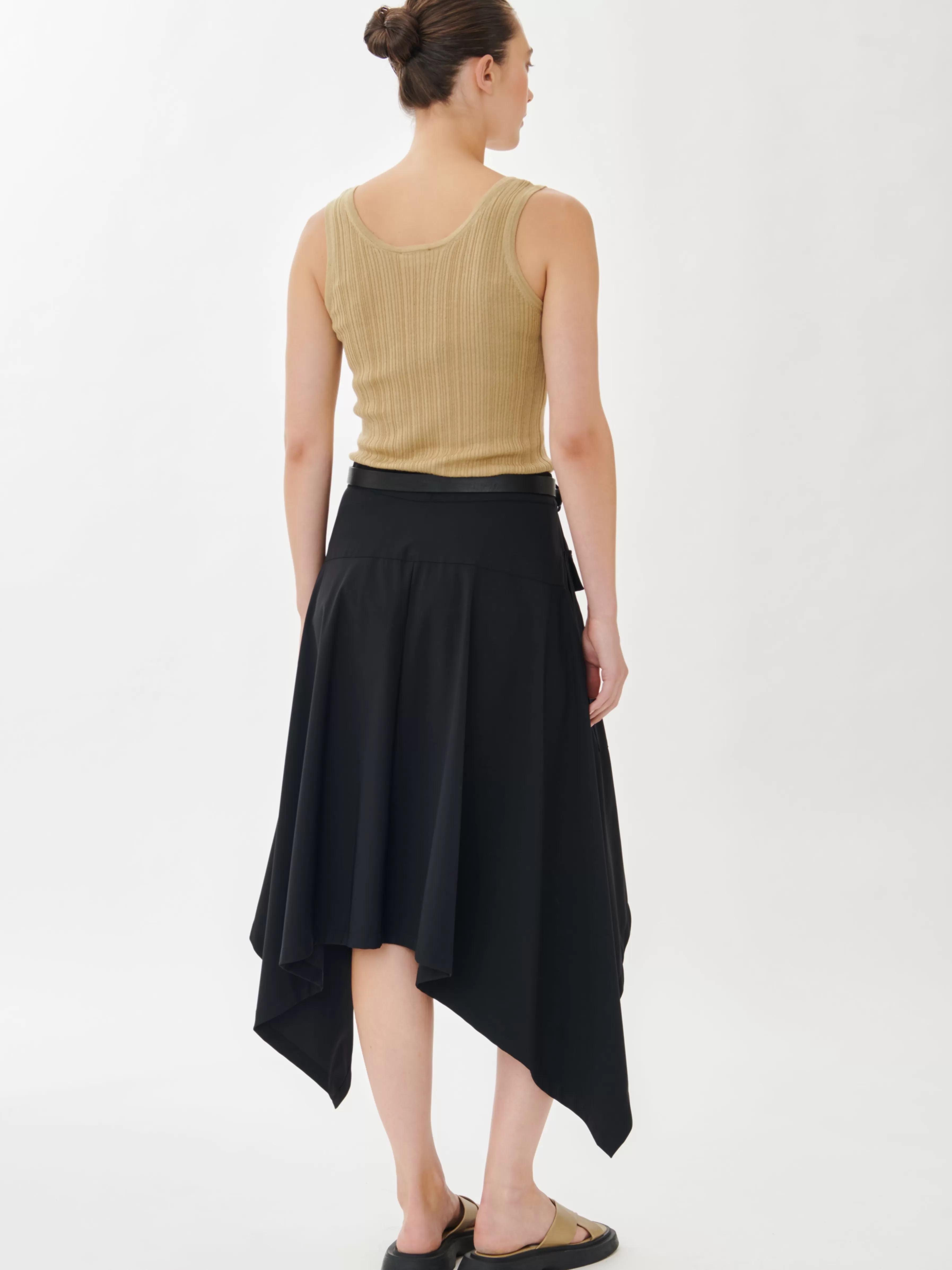 Studio collection | Rokken>Jane Lushka Yanna Skirt Technical Jersey | Black