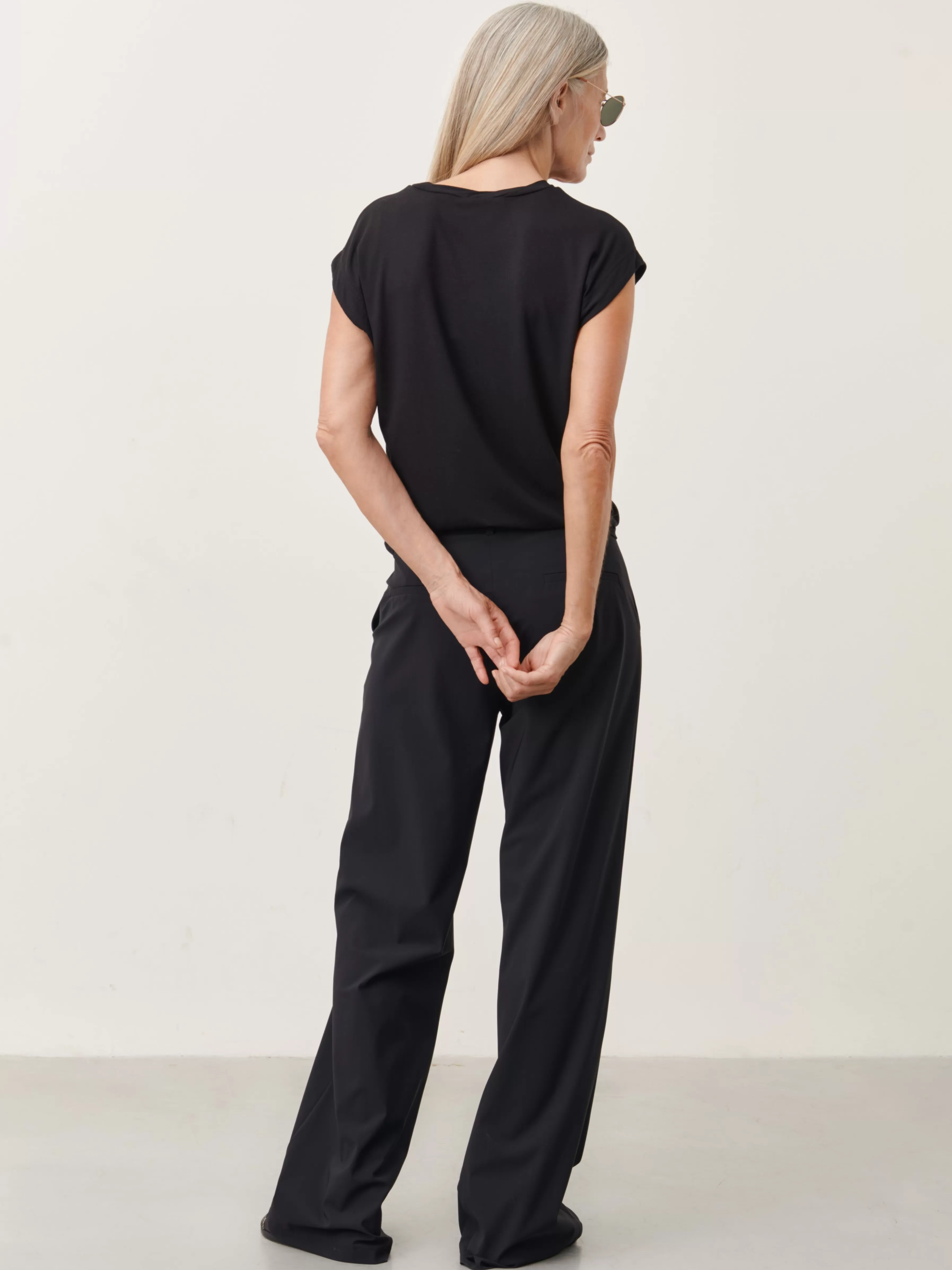 Broeken>Jane Lushka Yvette Pants Technical Jersey | Black